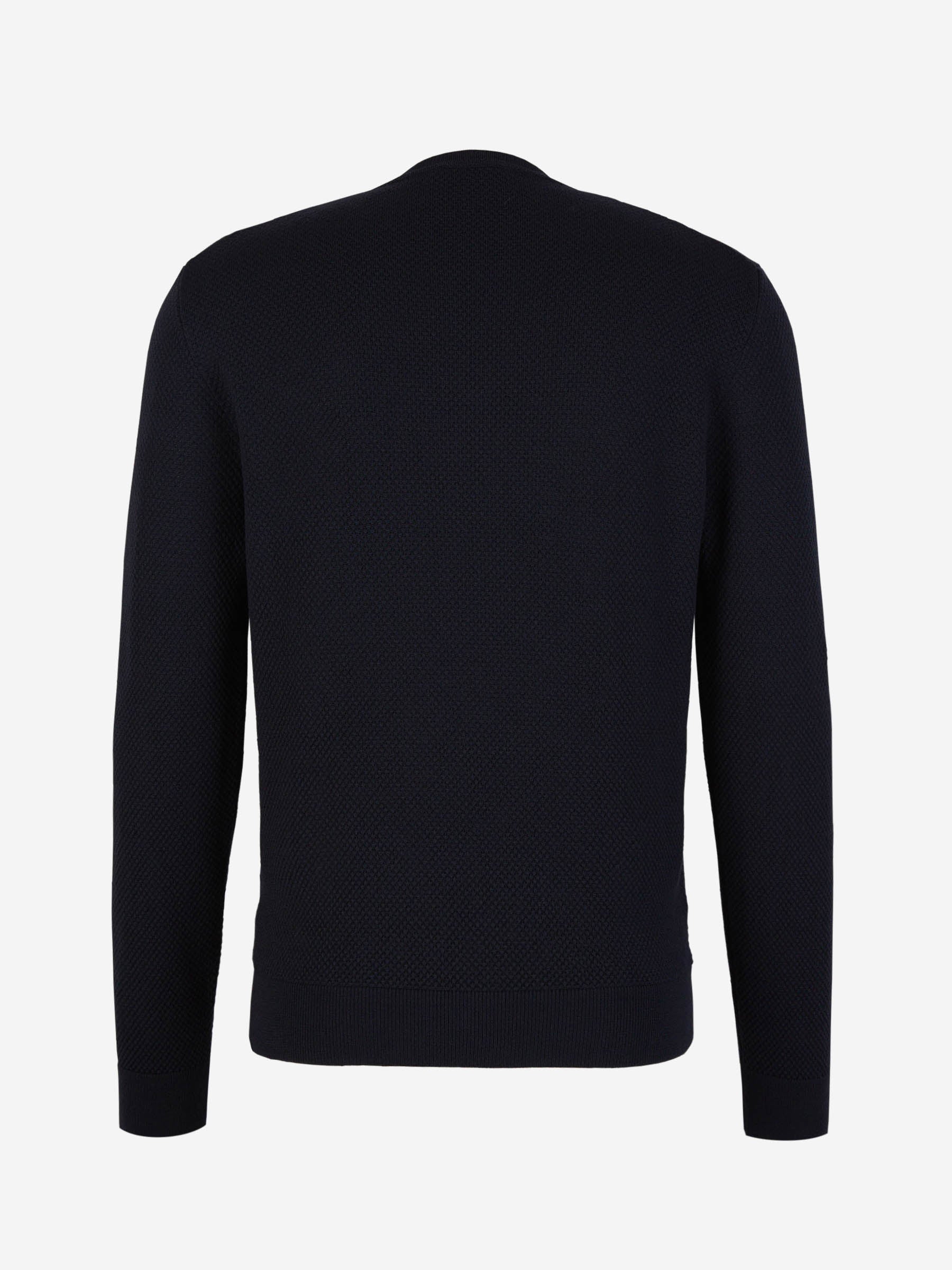 Outlet online Zanone Hombre Jersey Punto Lana color Azul Noche sku 542-002296 02 - Foto 2