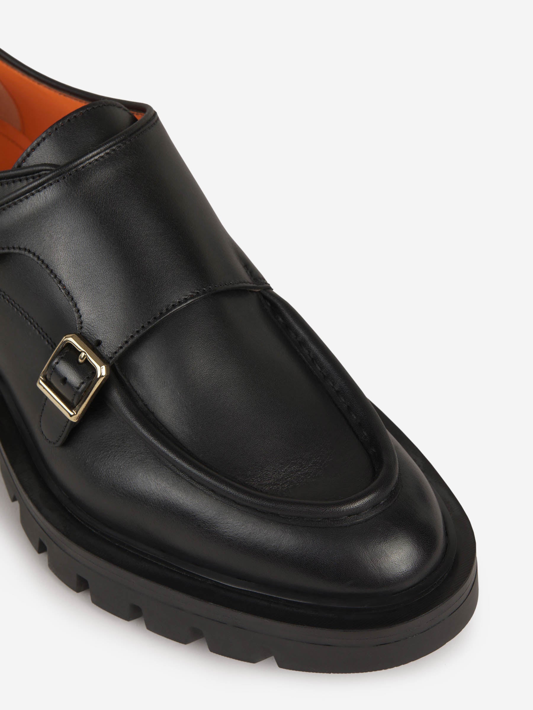 Outlet online Santoni Mujer Mocasines Hebillas Piel color Negro sku 800-005056 01 - Foto 5