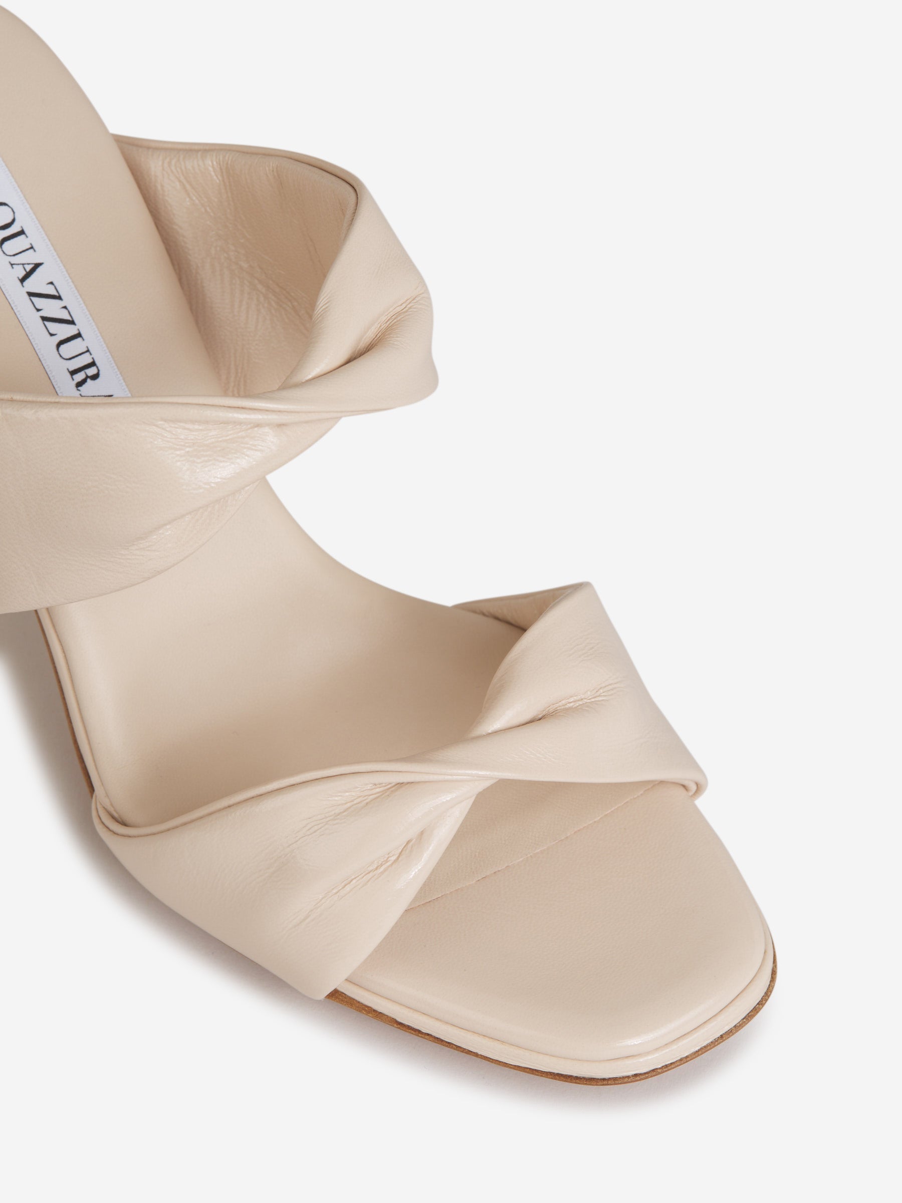 Outlet online Aquazzura Mujer Sandalias Twist Piel color Rosa Empolvado sku 800-005172 02 - Foto 4