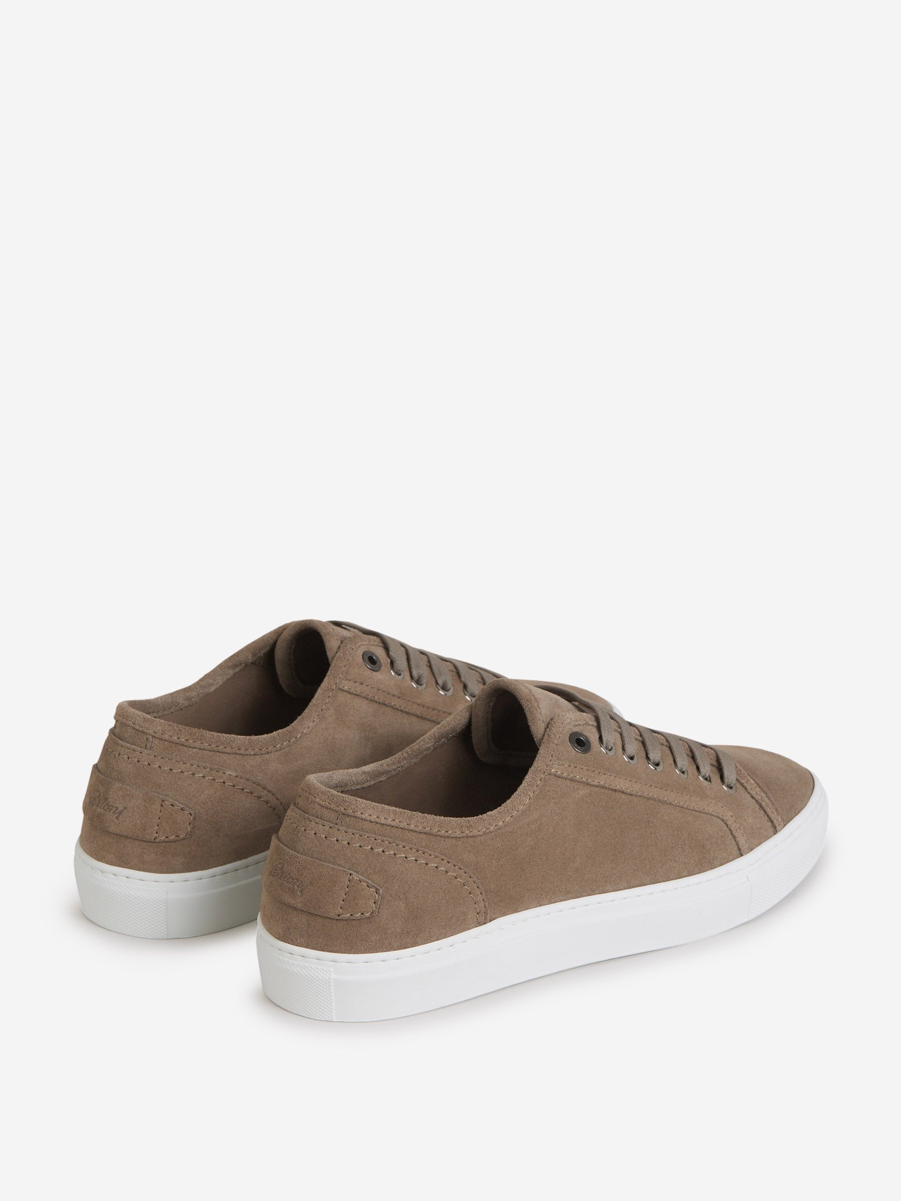 Outlet online Brioni Hombre Sneakers Piel Ante color Taupe sku 616-002650 01 - Foto 3