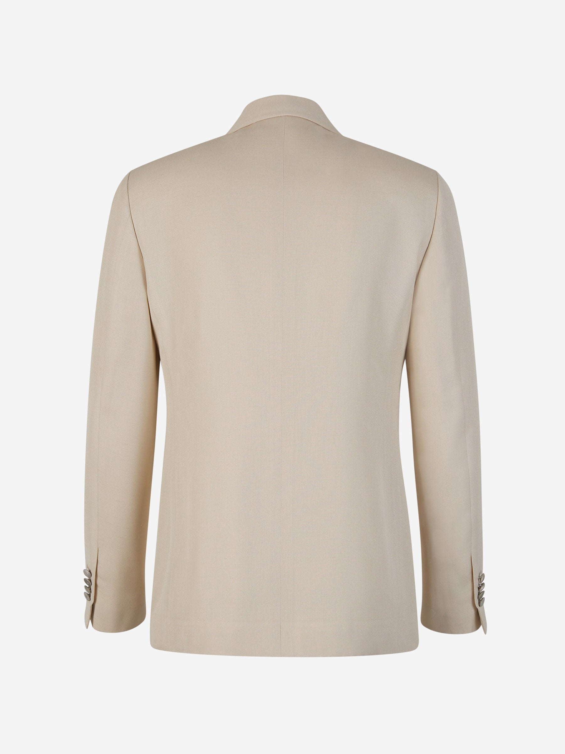 Outlet online Lardini Hombre Americana Lisa Viscosa color Crema sku 331-000126 01 - Foto 2