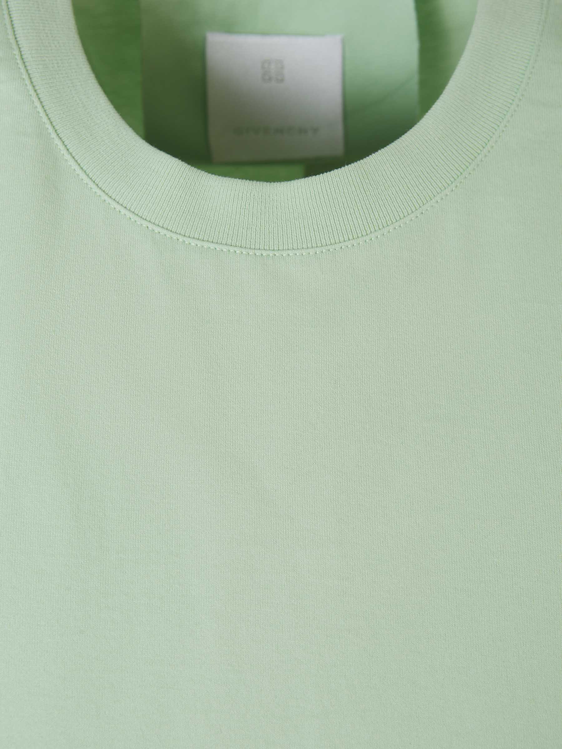 Outlet online Givenchy Hombre Camiseta Estampada Algodón color Verde Menta sku 553-003455 01 - Foto 3