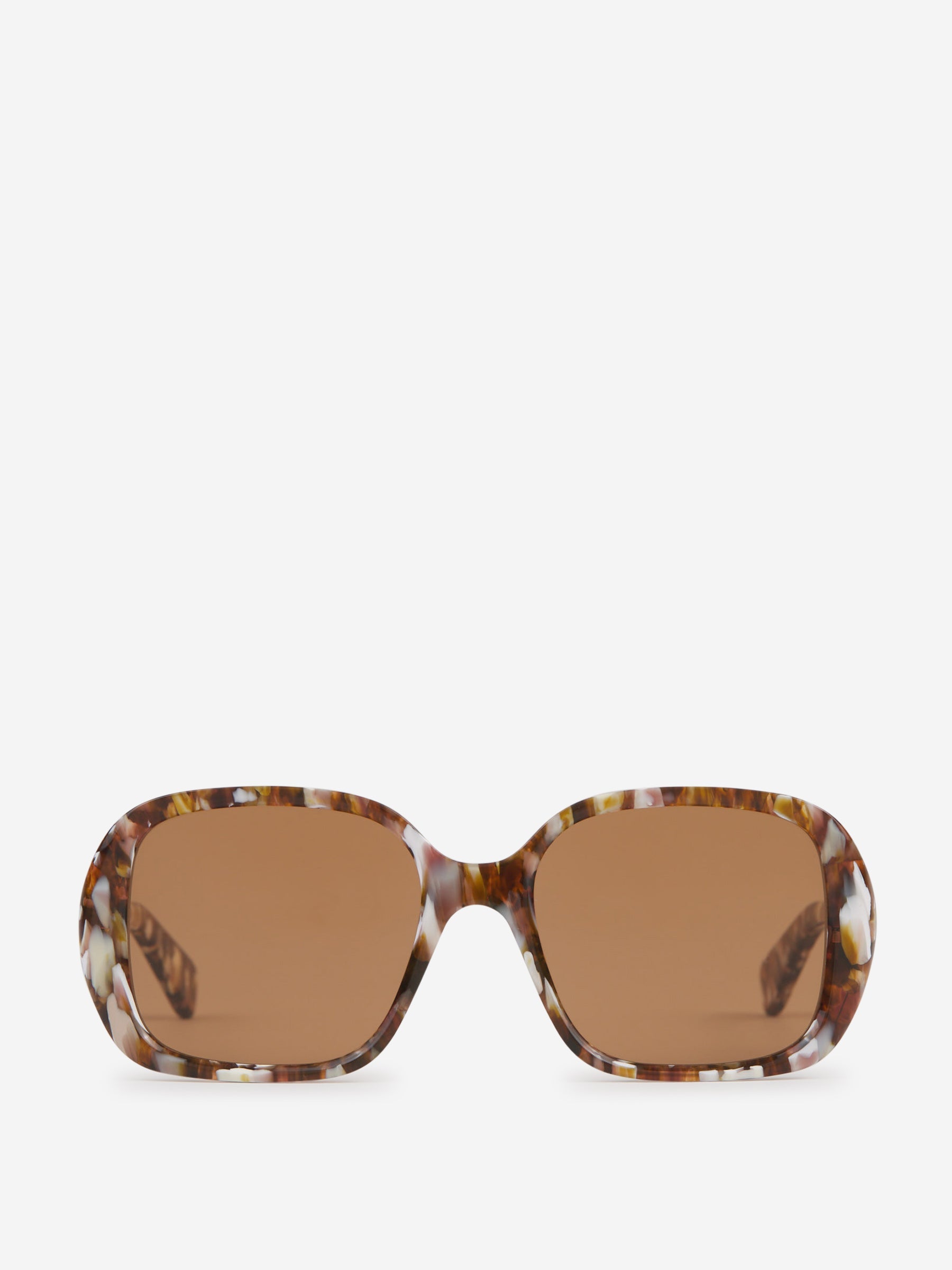 Outlet online Chloé Mujer Gafas de Sol Rectangulares color Carey sku 860-001019 01 - Foto 1
