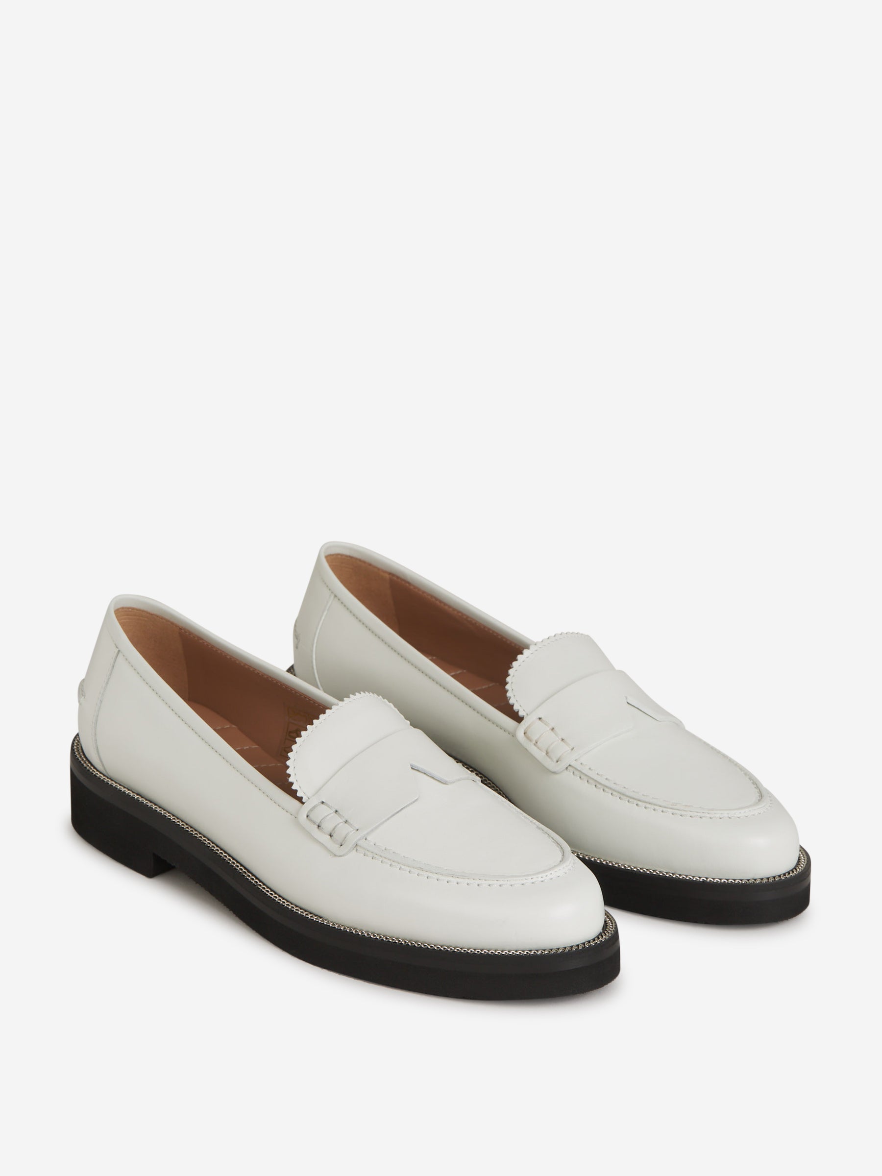 Outlet online Aquazzura Mujer Mocasines Aqua Piel color Blanco sku 800-005165 01 - Foto 2