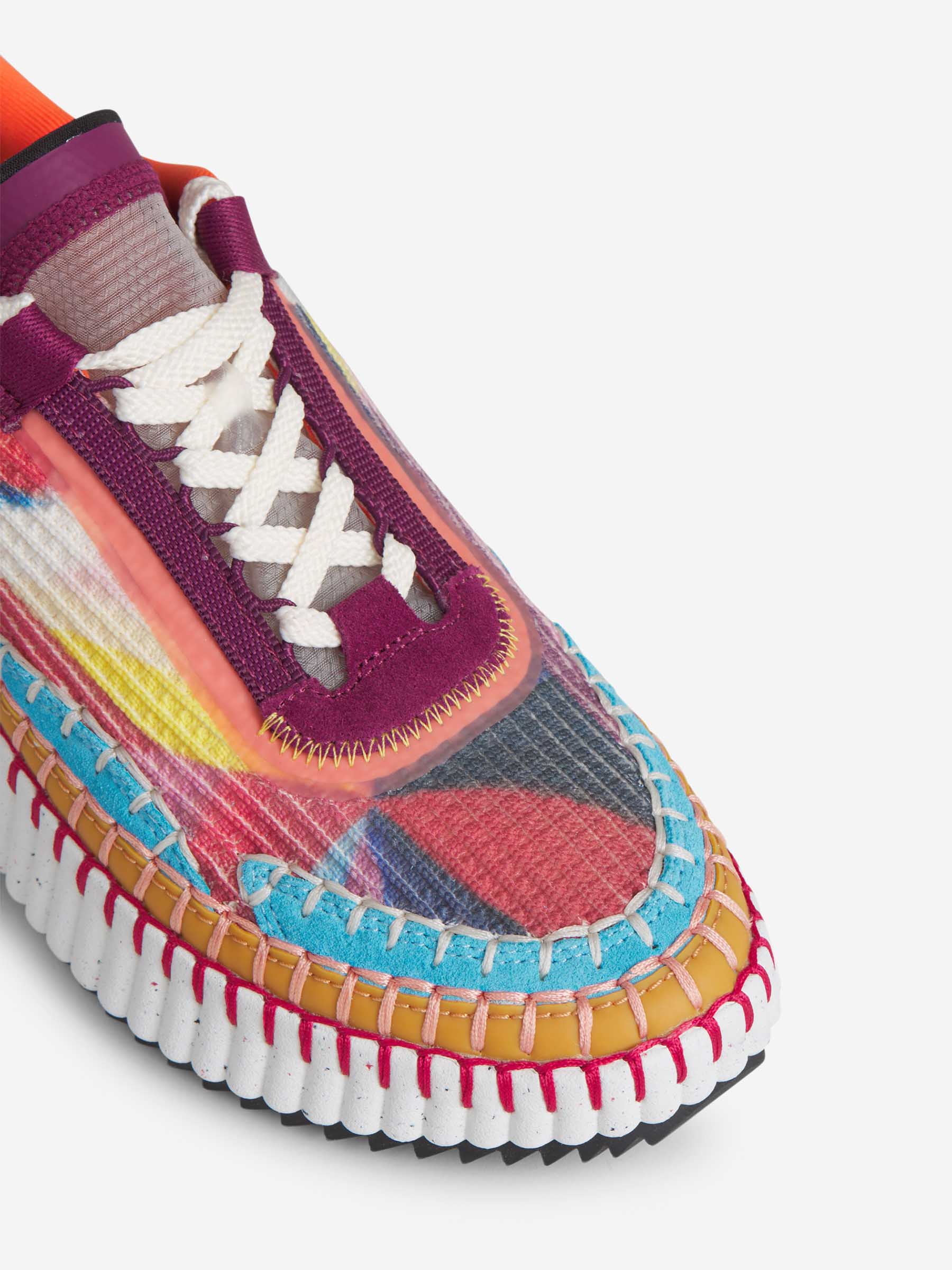 Outlet online Chloé Mujer Sneakers Multicolor Nama color Rojo sku 806-000329 01 - Foto 5