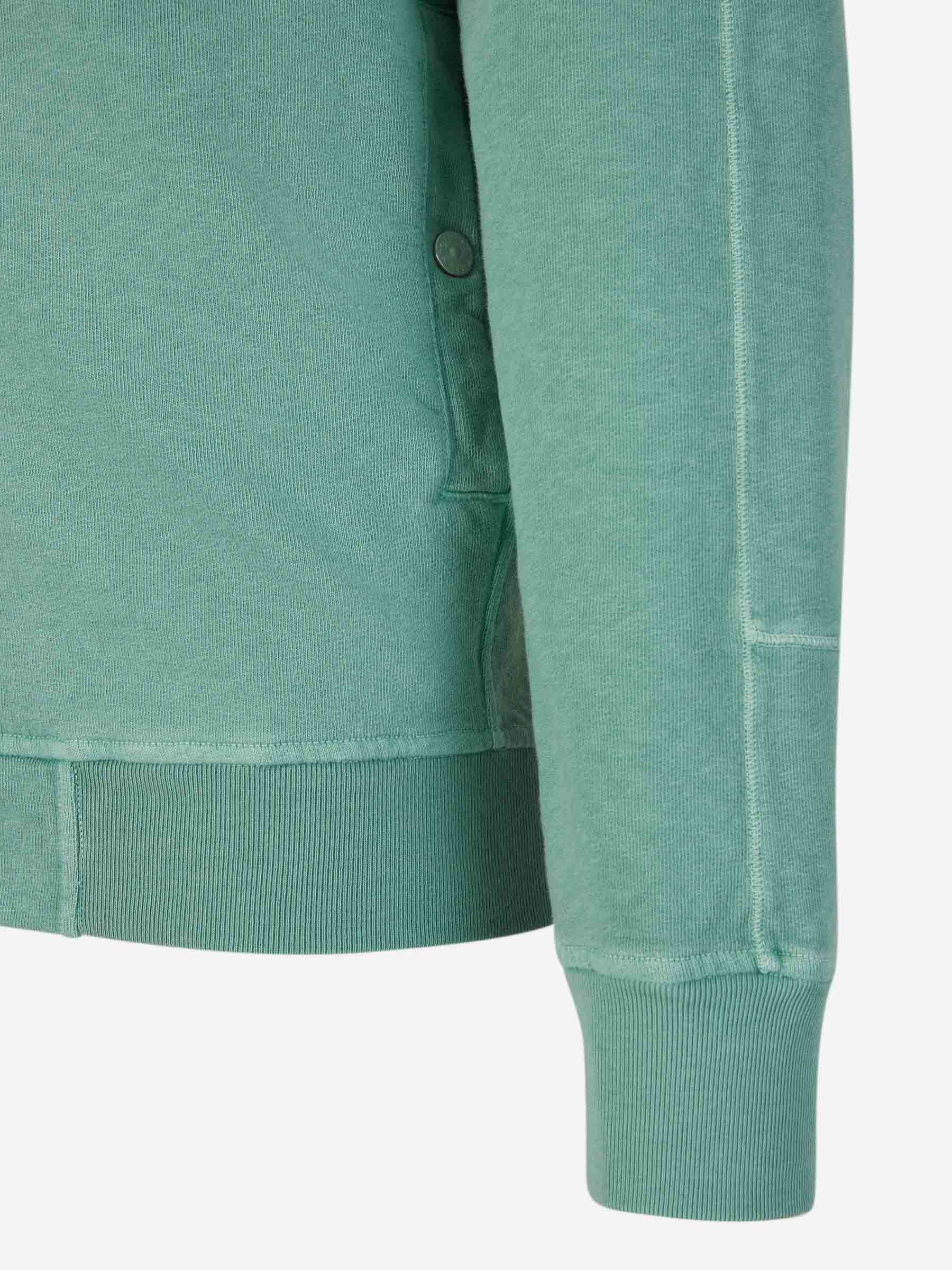 Outlet online Stone Island Hombre Sudadera Cremallera Algodón color Verde Menta sku 545-001581 01 - Foto 4