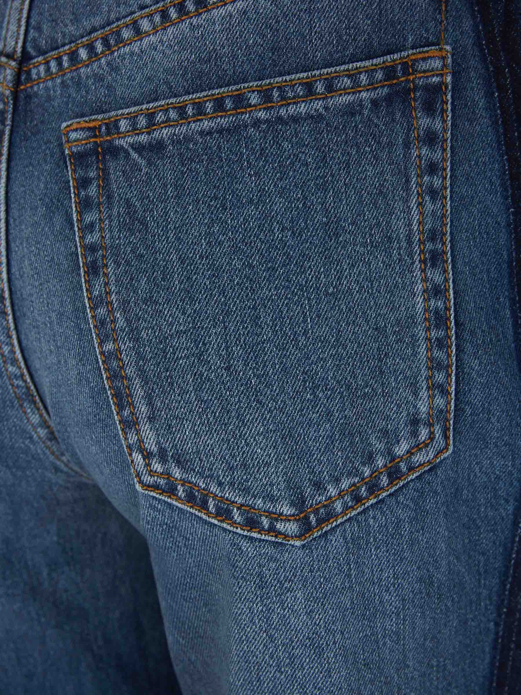 Outlet online McQueen Mujer Jeans Baggy Boyfriend color Azul Denim sku 763-001507 01 - Foto 6