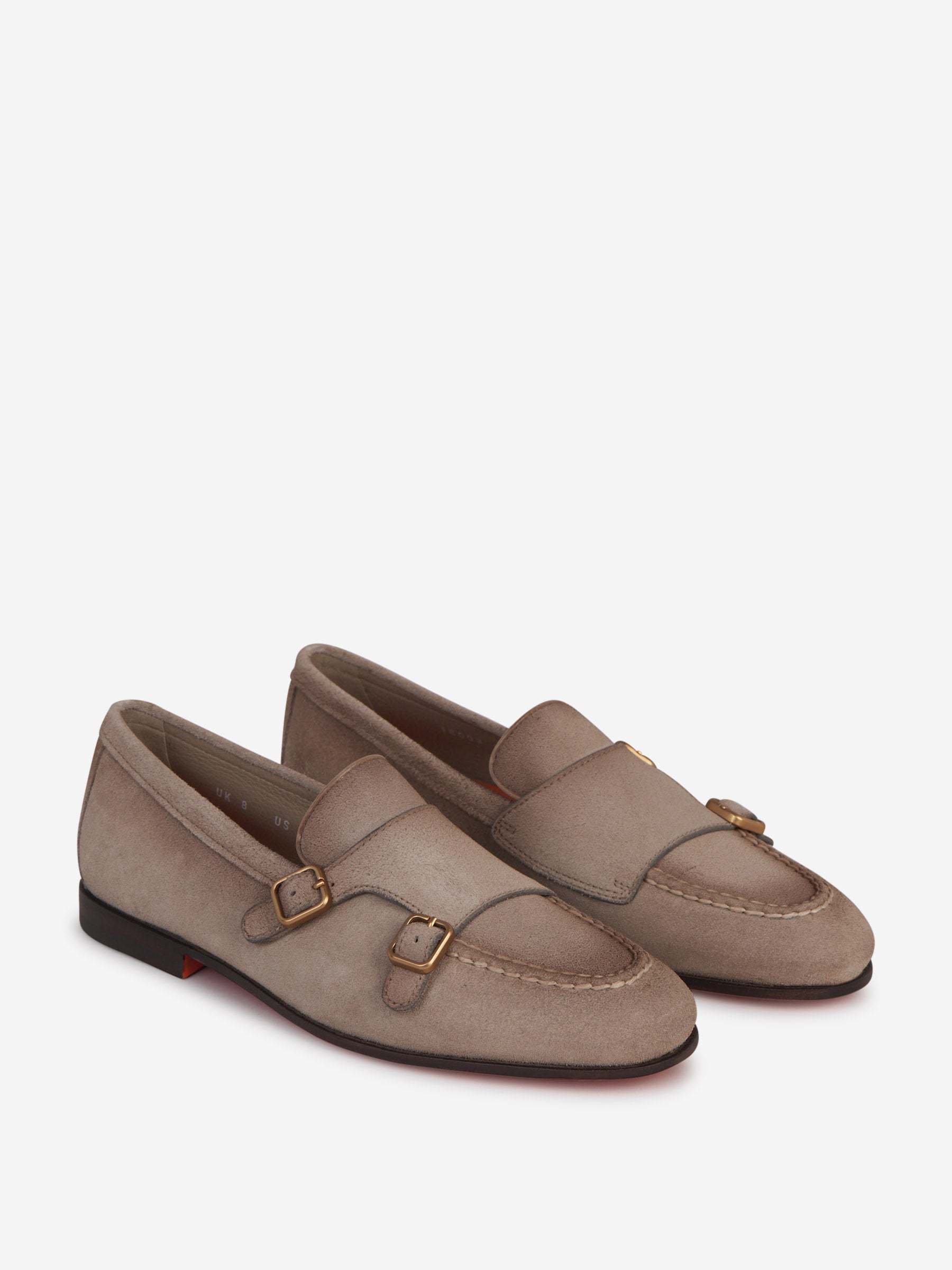Outlet online Santoni Hombre Mocasines Piel Ante color Topo sku 611-004407 01 - Foto 2