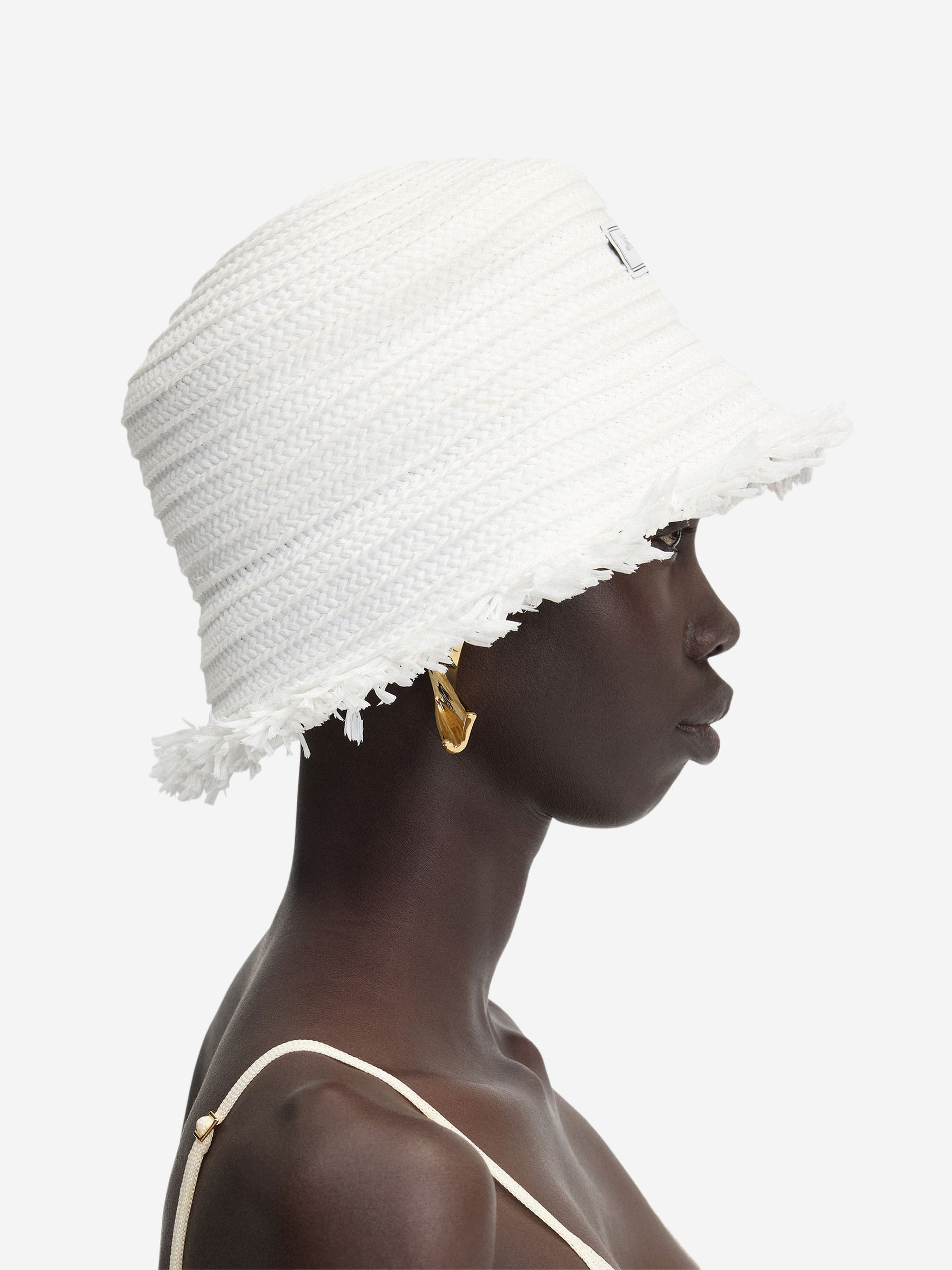 Outlet online Jacquemus Hombre Sombrero Pescador El Bob Bacino color Blanco sku 695-001610 01 - Foto 4