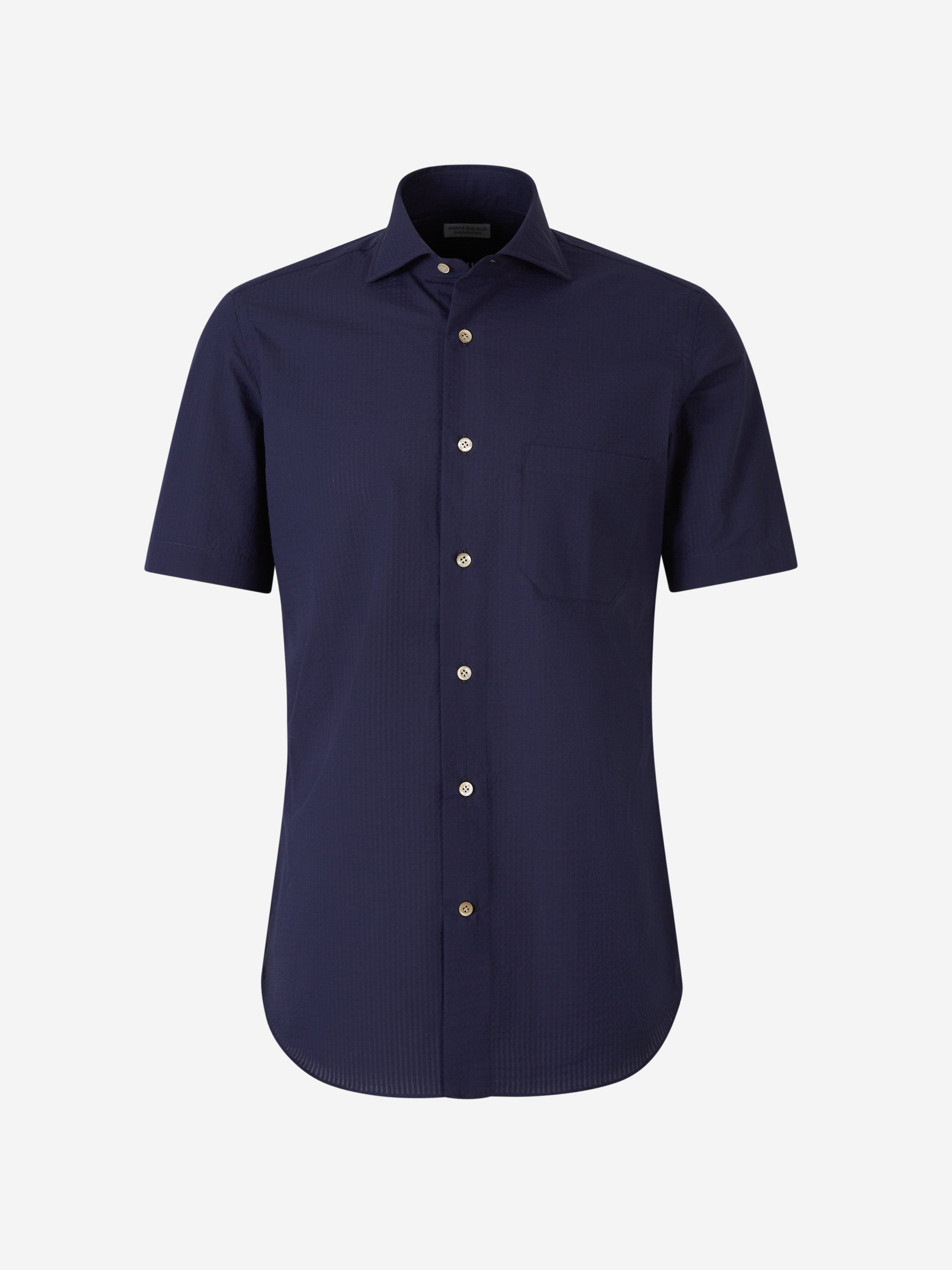 Outlet online Santa Eulalia Hombre Camisa Motivo Rayas color Azul Marino sku 532-000571 02 - Foto 1
