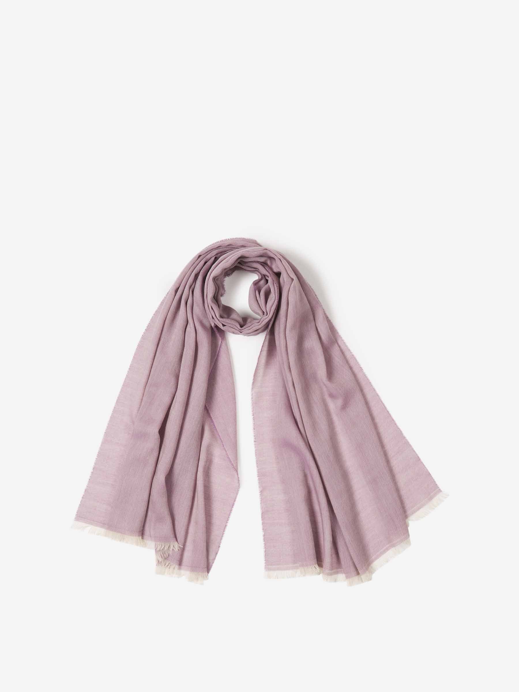 Santa Eulalia Bufanda Lisa Cachemira color Lavanda sku 630-001443 01 - Foto 1