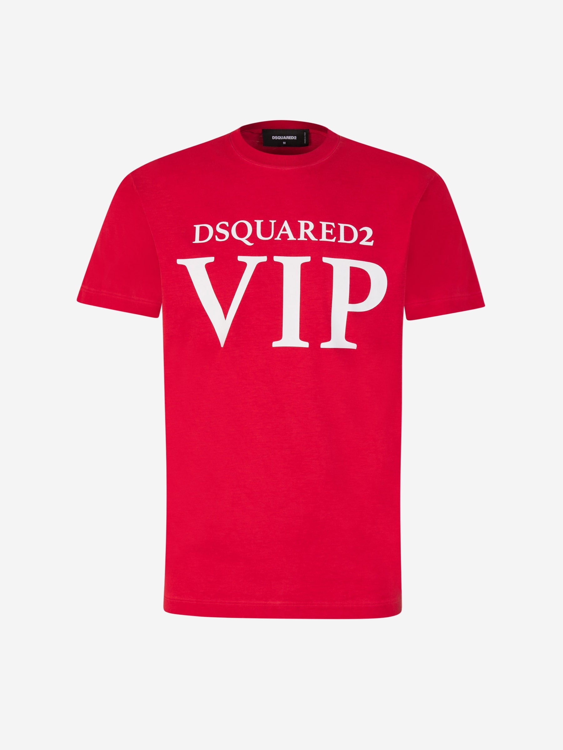 Outlet online Dsquared2 Hombre Camiseta Algodón Estampada color Rojo sku 553-003664 02 - Foto 1