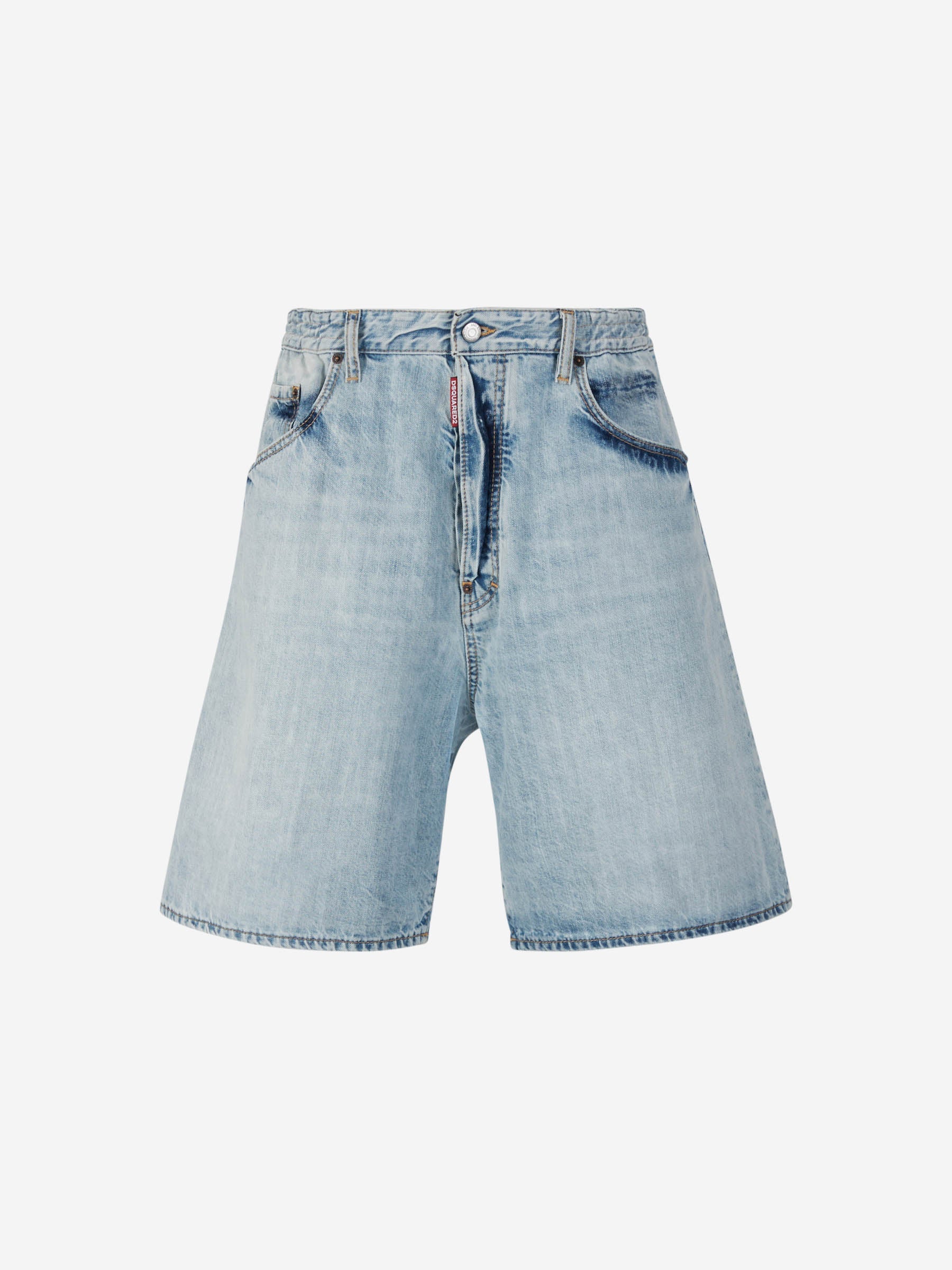 Outlet online Dsquared2 Hombre Bermudas Denim Oversize color Azul Denim sku 523-000965 01 - Foto 2