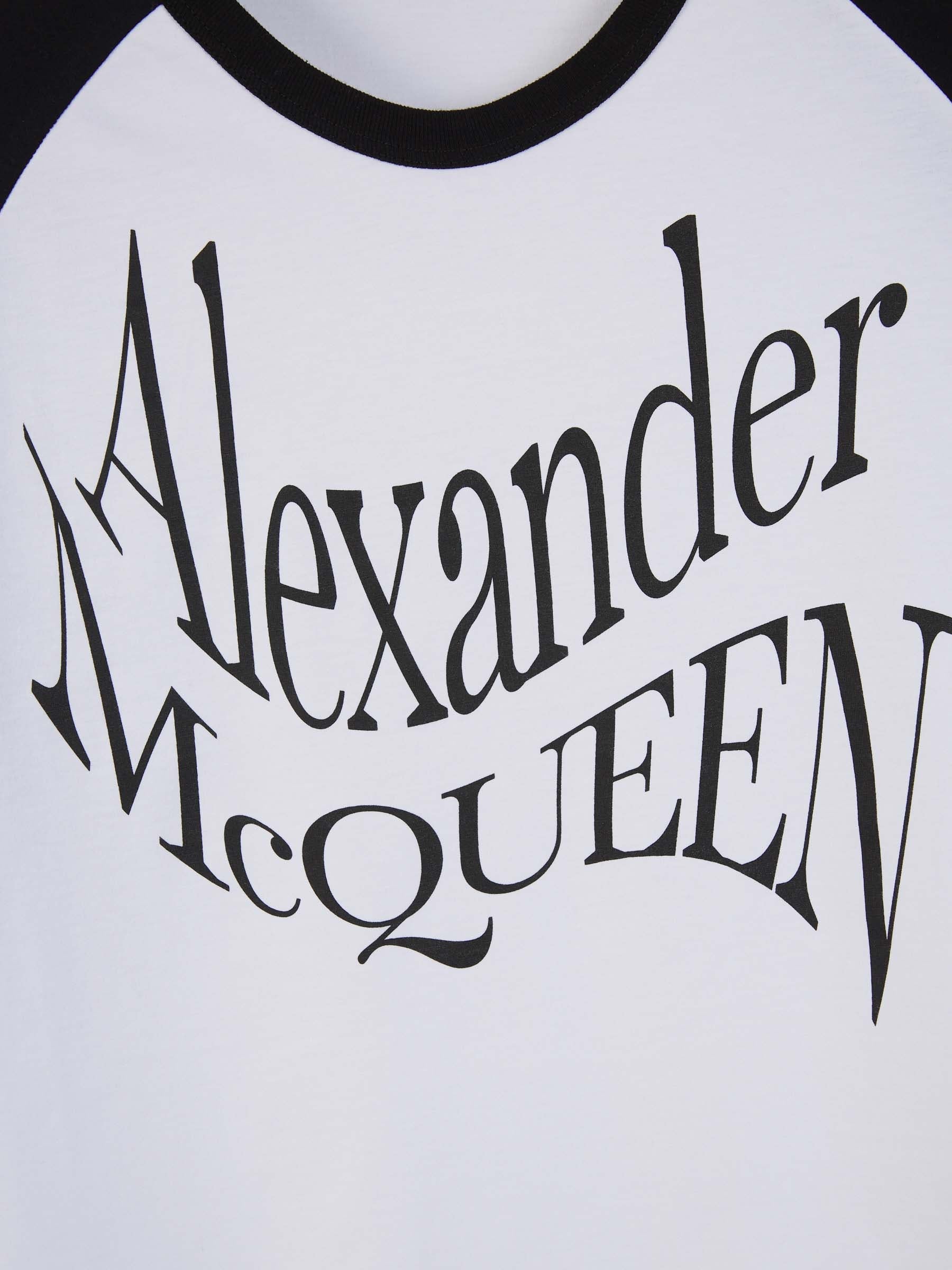Outlet online McQueen Hombre Camiseta Estampada Algodón color Blanco sku 553-003581 01 - Foto 4