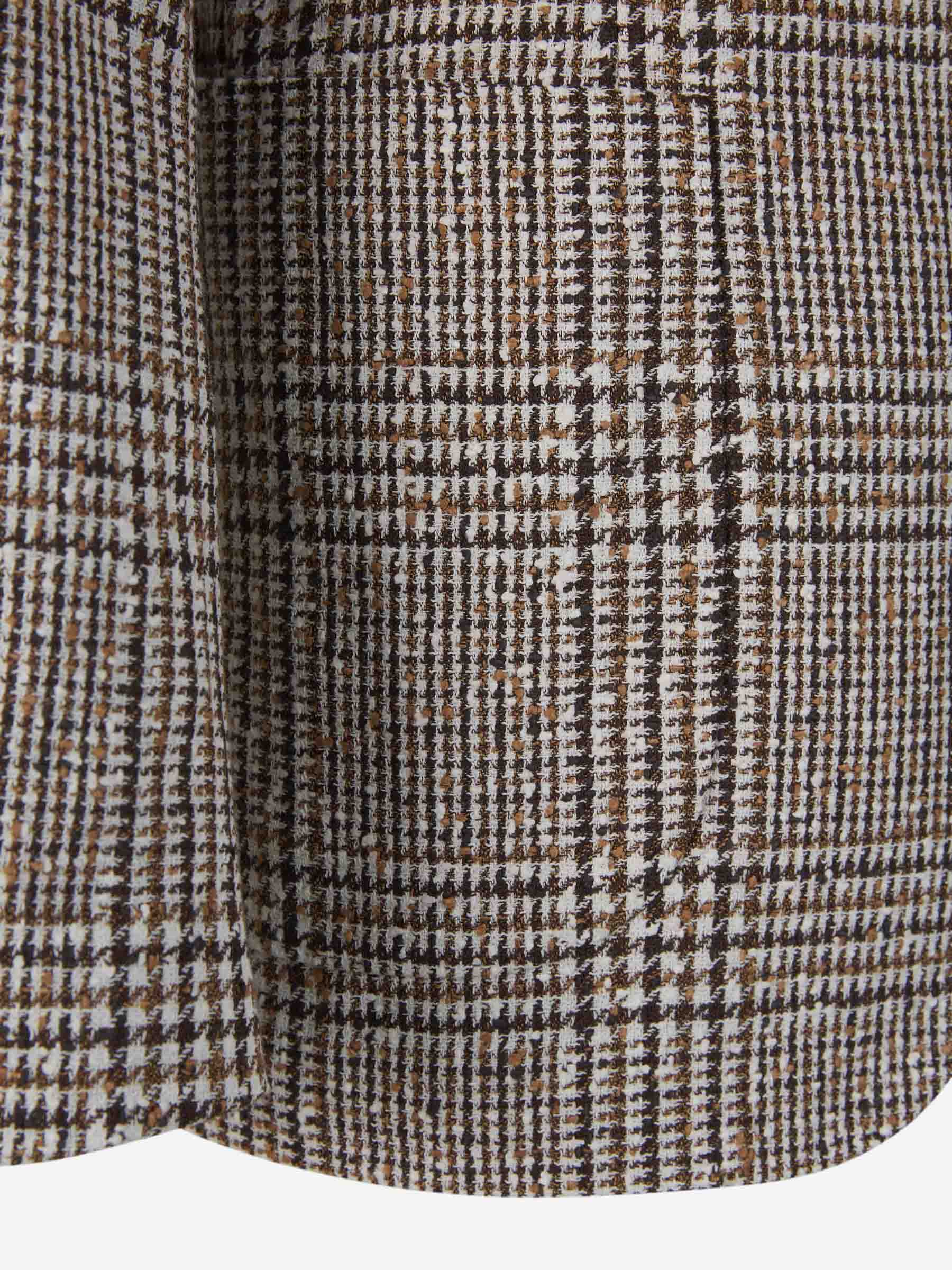 Outlet online Lardini Hombre Americana Motivo Cuadros color Crema sku 302-003419 01 - Foto 4