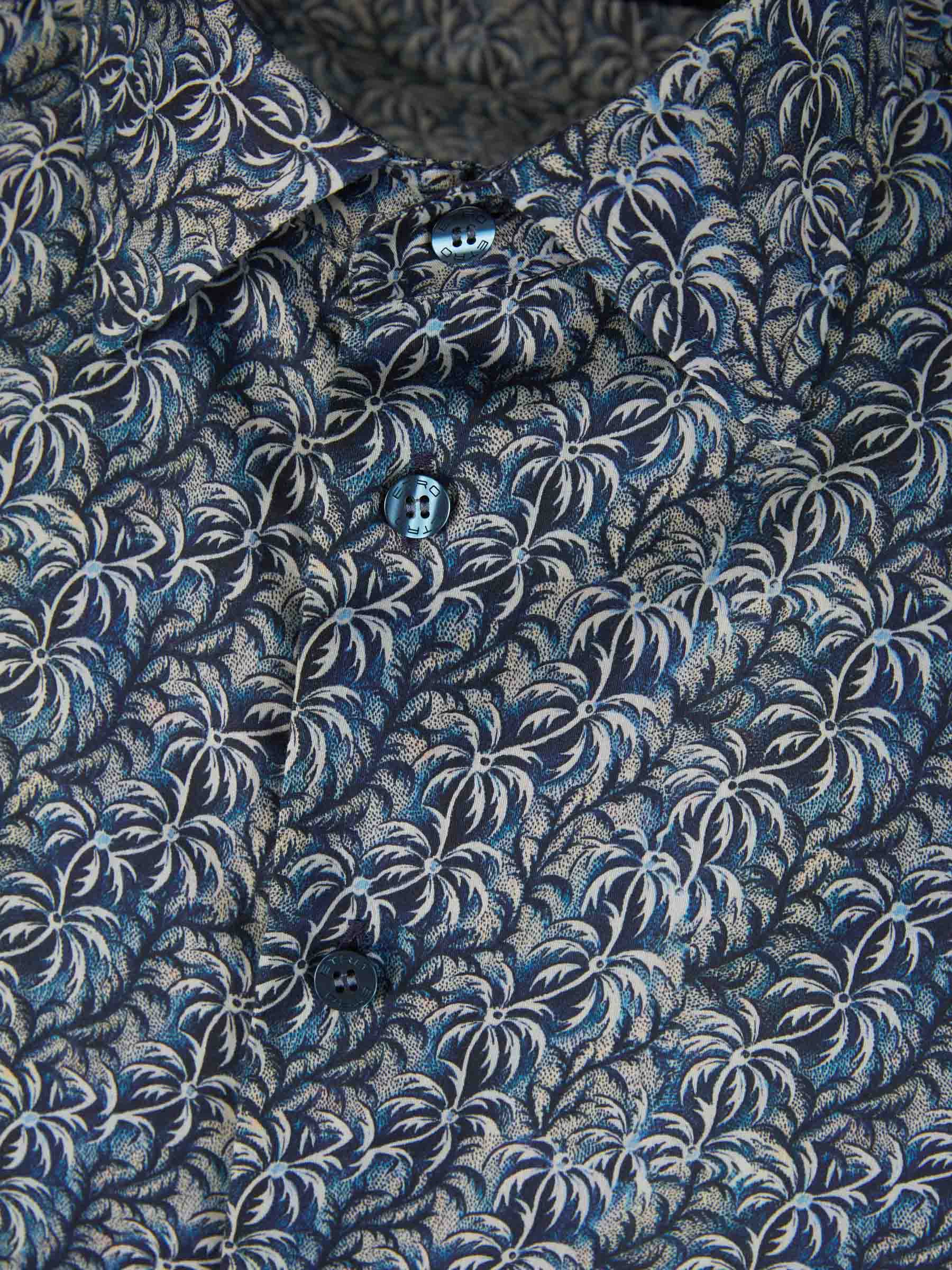 Outlet online Etro Hombre Camisa Algodón Coqueros color Azul Marino sku 531-006208 01 - Foto 3