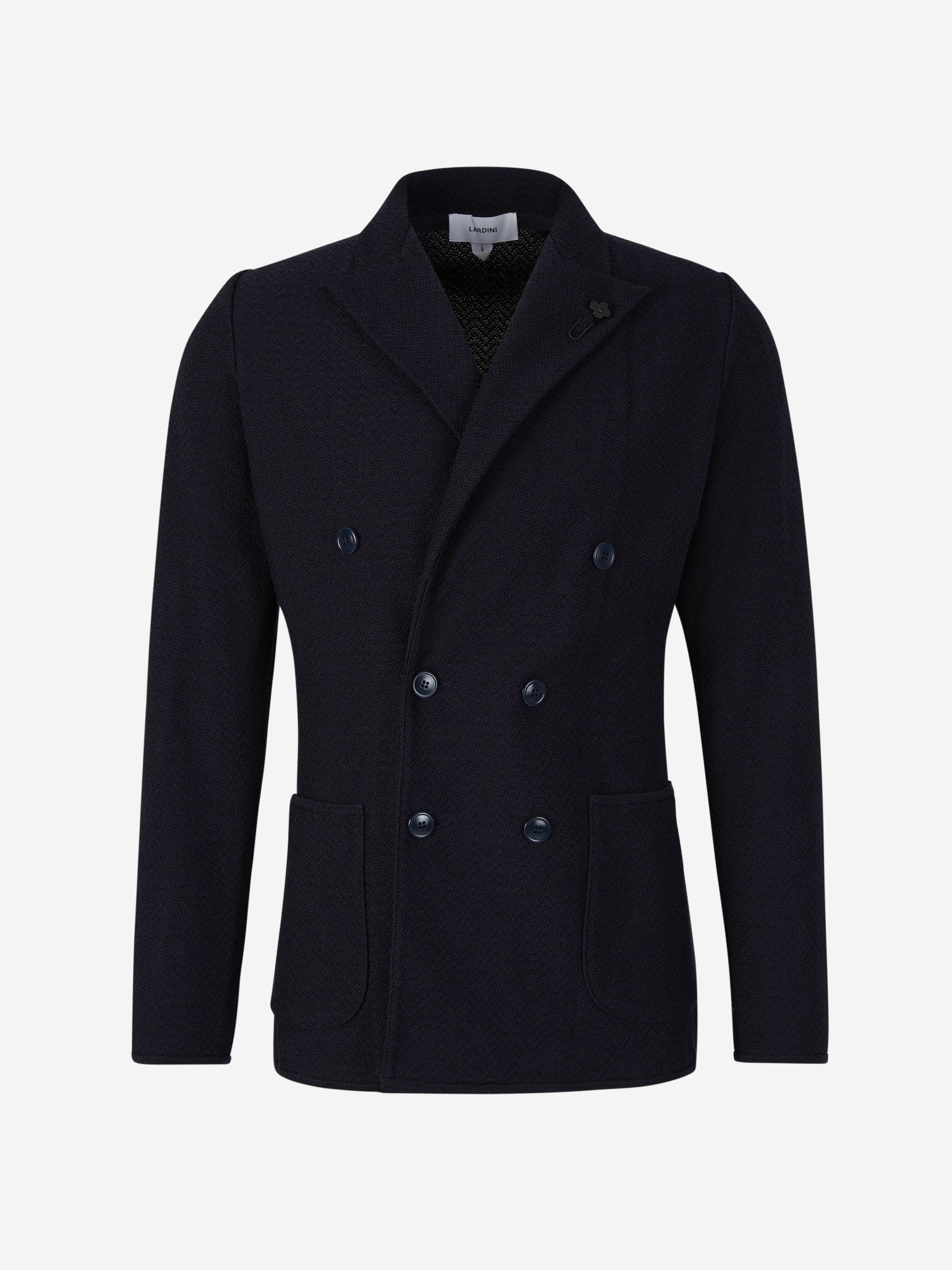 Outlet online Lardini Hombre Americana Texturizada Algodón color Azul Noche sku 302-003423 01 - Foto 1