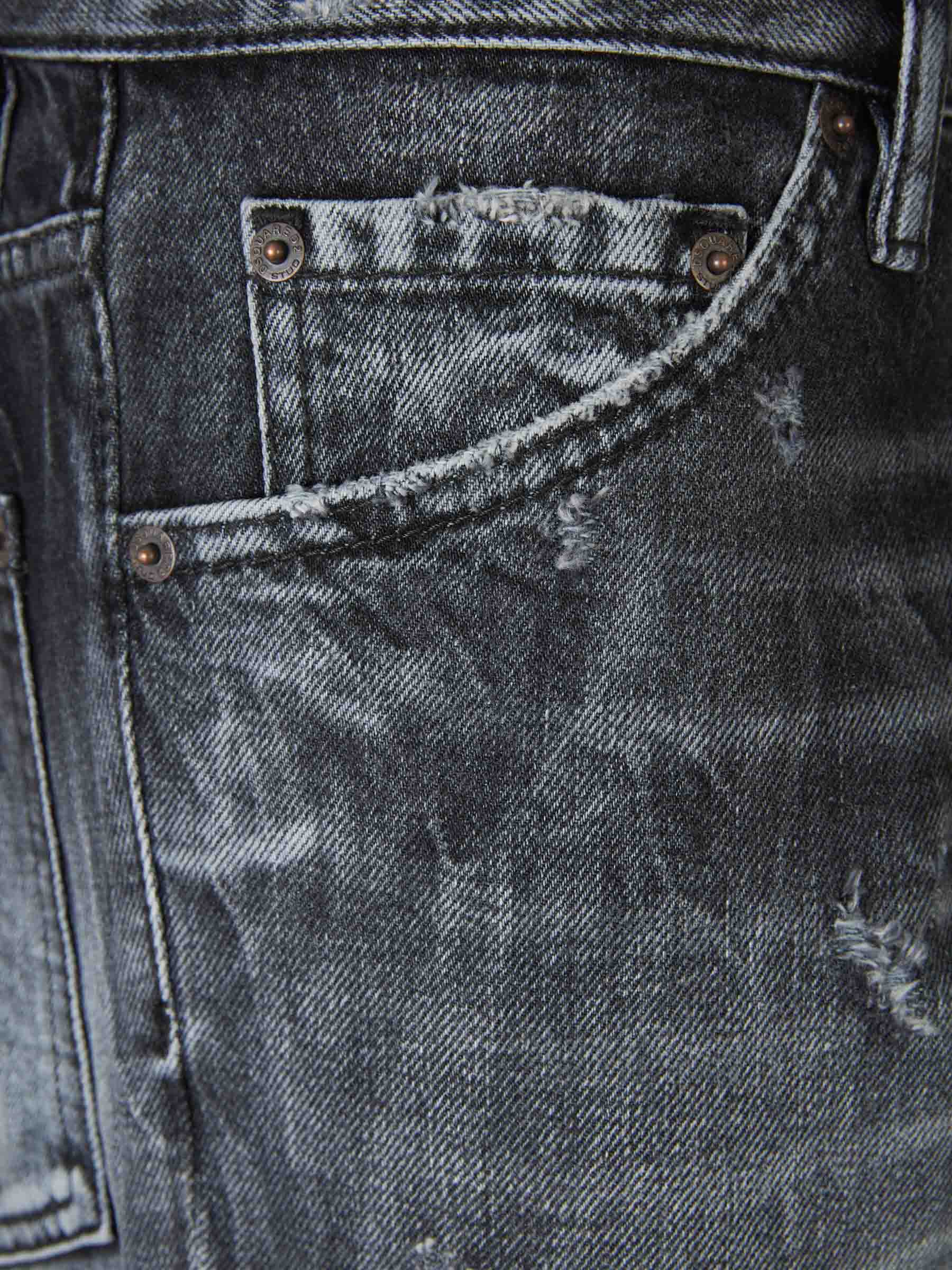 Outlet online Dsquared2 Hombre Jeans Cool Guy Algodón color Negro sku 522-002612 01 - Foto 3