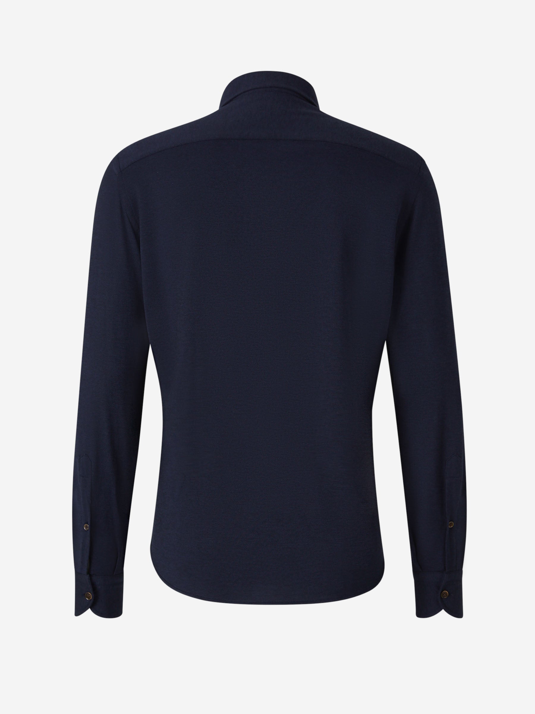 Outlet online Santa Eulalia Hombre Camisa Lisa Algodón color Azul Marino sku 531-006363 01 - Foto 2