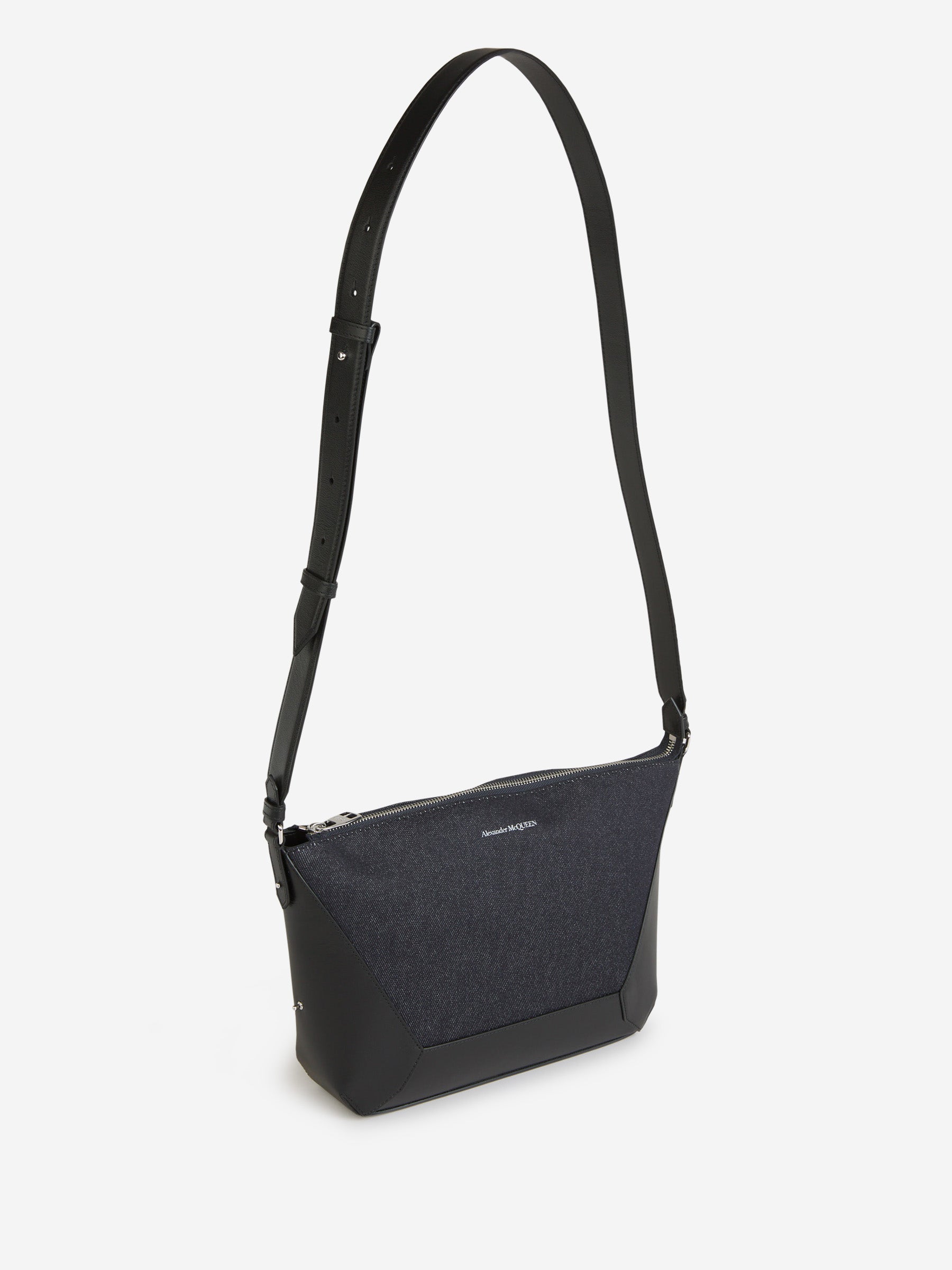 Outlet online McQueen Hombre Bolso Bandolera Denim color Negro sku 692-001780 01 - Foto 2