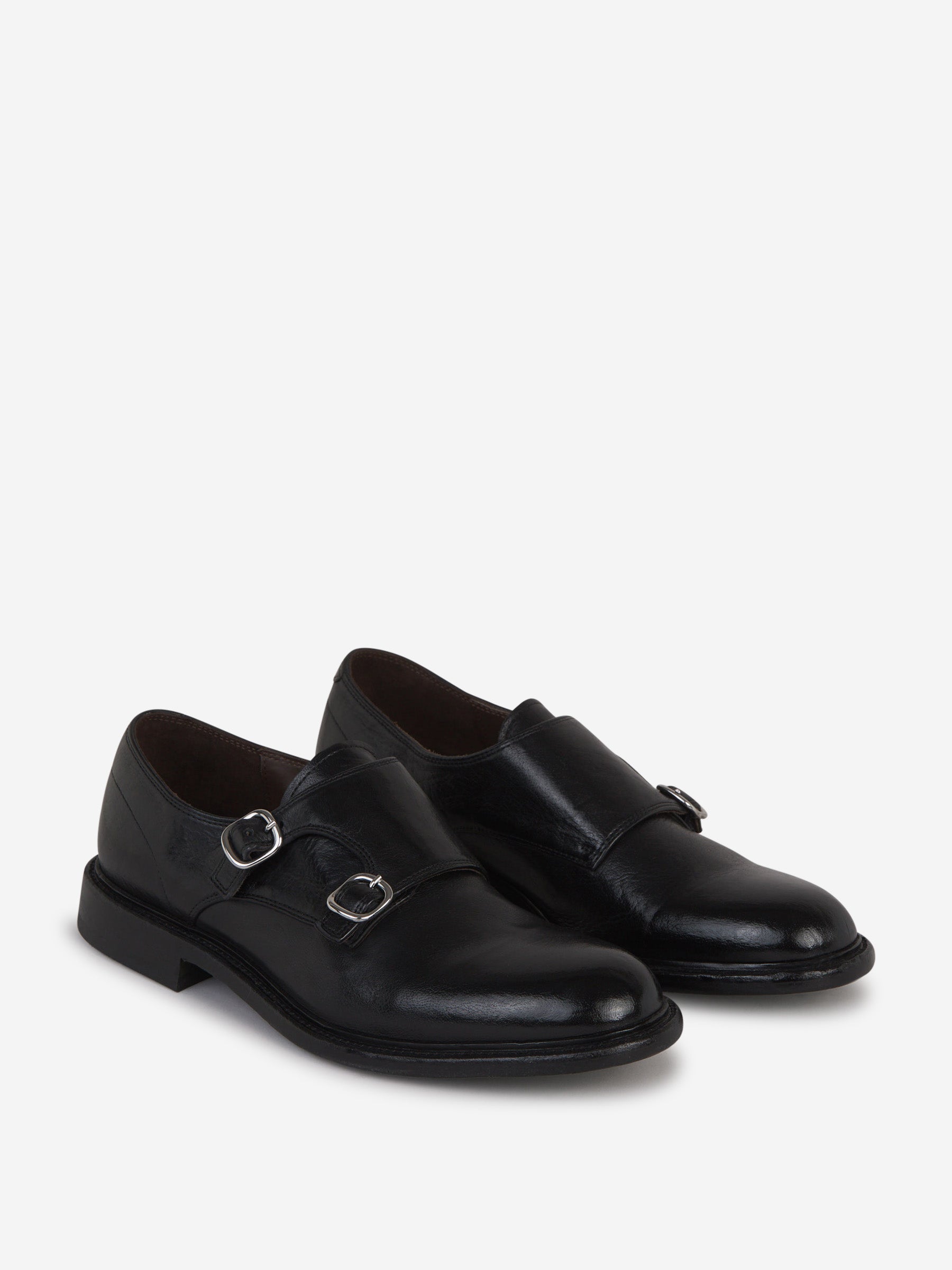 Outlet online Green George Hombre Zapatos Doble Hebilla color Negro sku 611-004432 01 - Foto 2