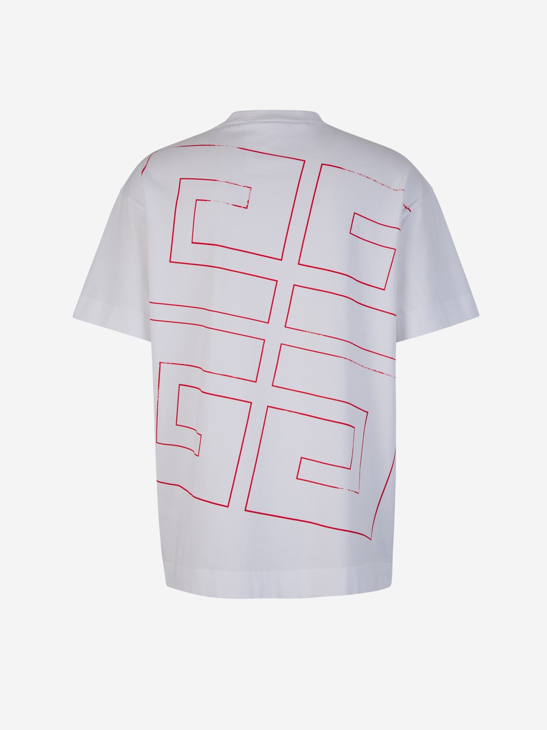 Outlet online Givenchy Hombre Camiseta 4G Algodón color Blanco sku 553-003604 01 - Foto 2