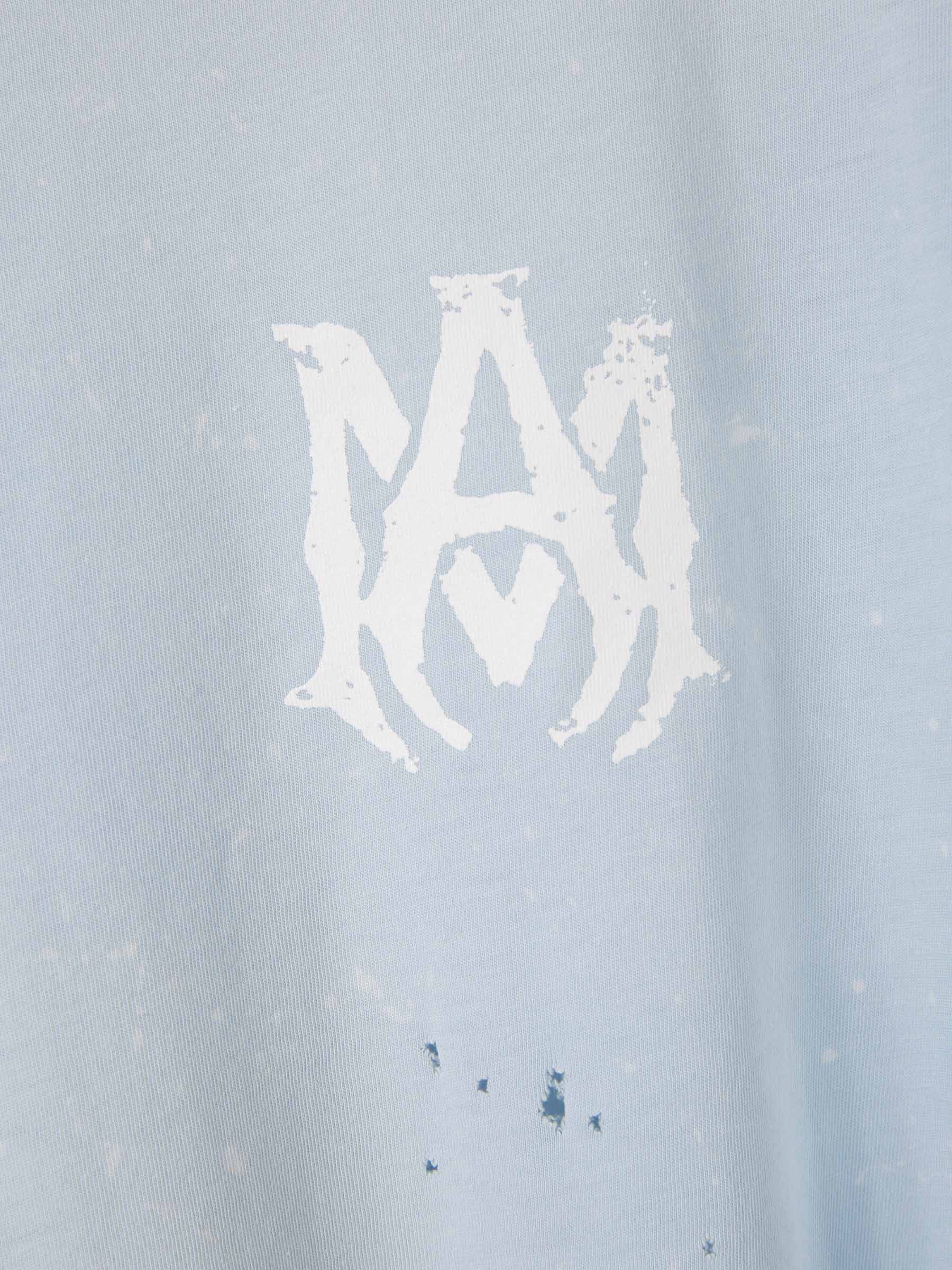 Outlet online Amiri Hombre Camiseta Estampada Algodón color Azul Cielo sku 553-003618 01 - Foto 4