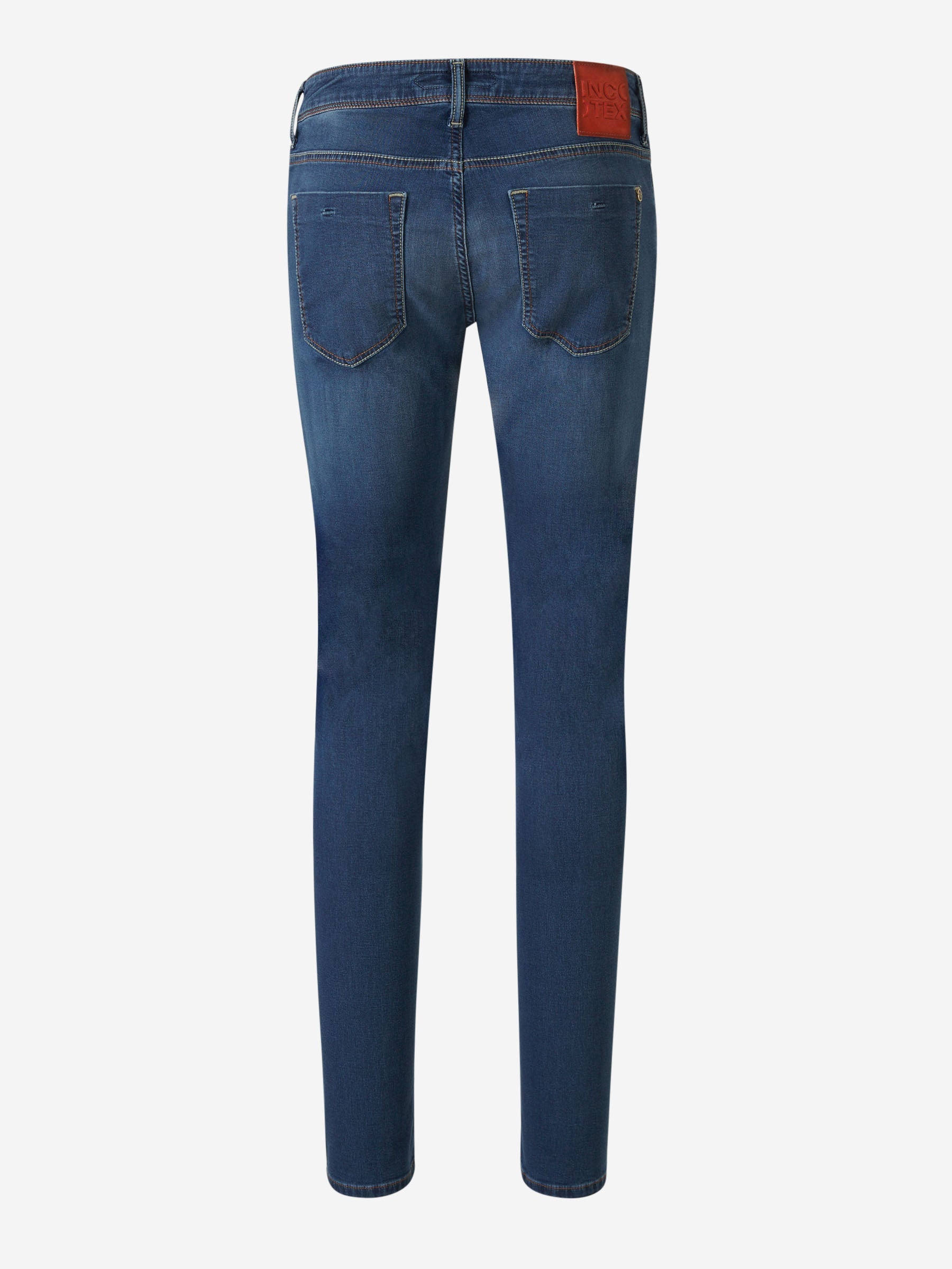 Outlet online Incotex Blue Division Hombre Jeans Slim Fit color Azul Denim sku 522-002637 02 - Foto 2