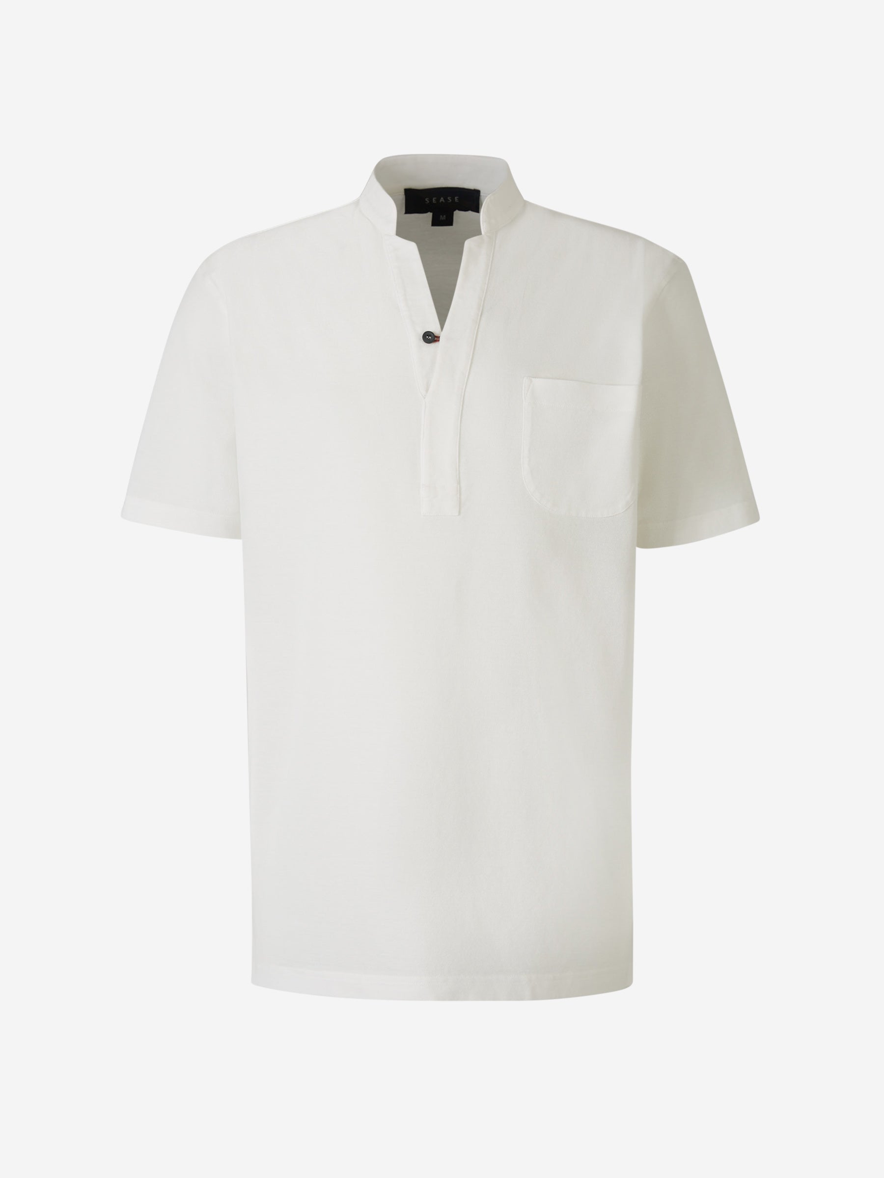Outlet online Sease Hombre Polo Fish Tail color Blanco sku 552-001496 01 - Foto 1