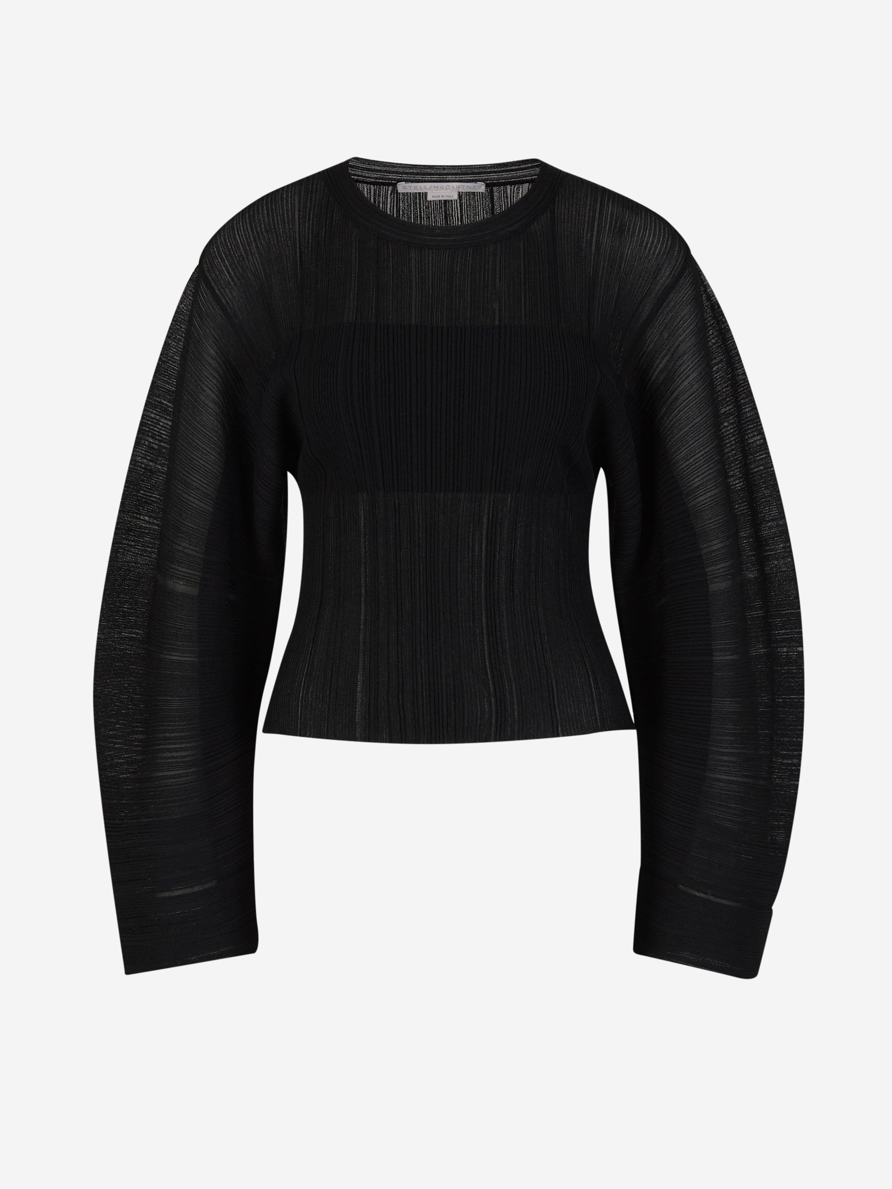 Outlet online Stella McCartney Mujer Blusa Punto Plisado color Negro sku 711-003137 02 - Foto 1
