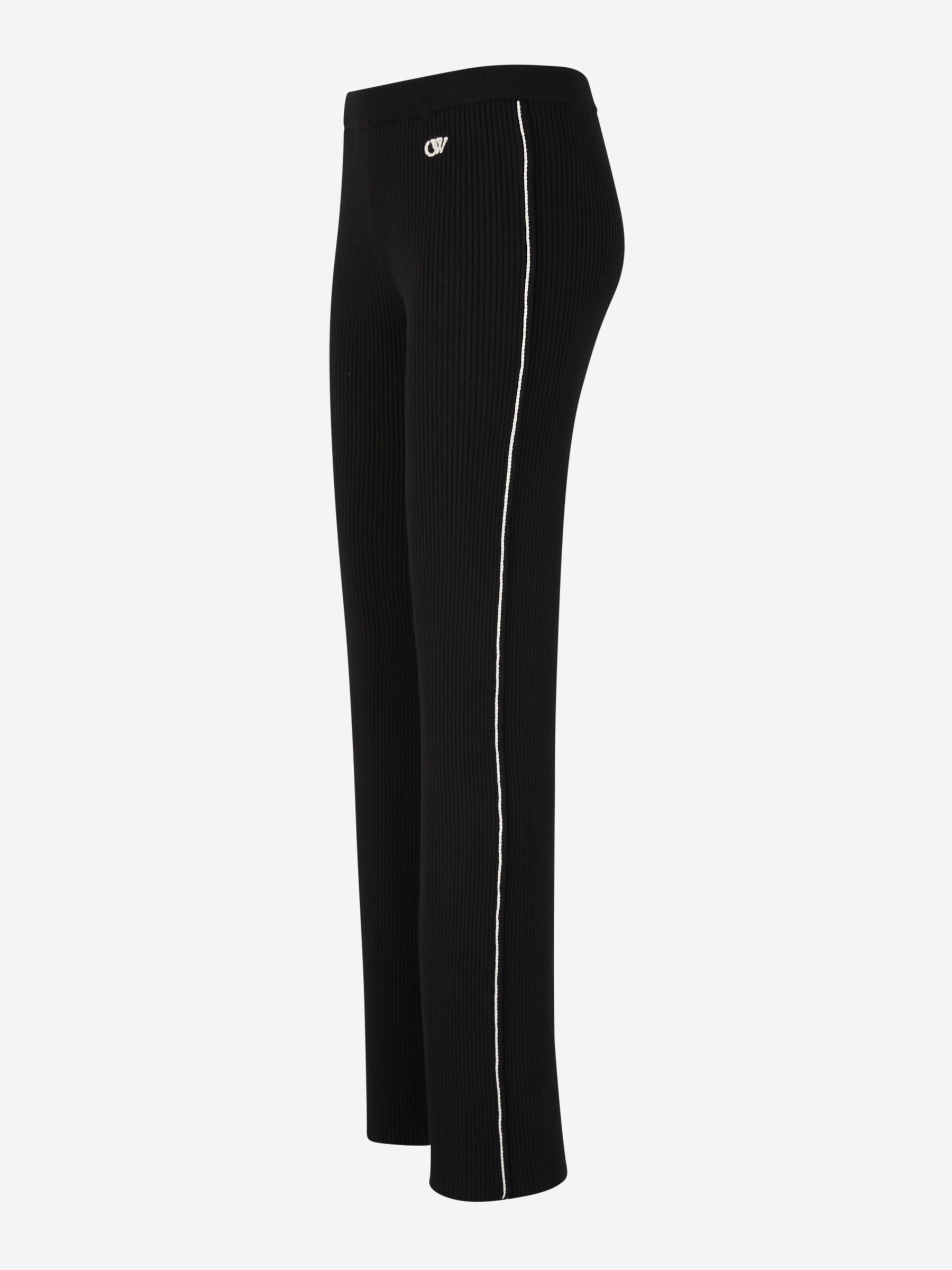 Outlet online Off-White Mujer Joggers Punto Lana color Negro sku 761-003416 01 - Foto 2