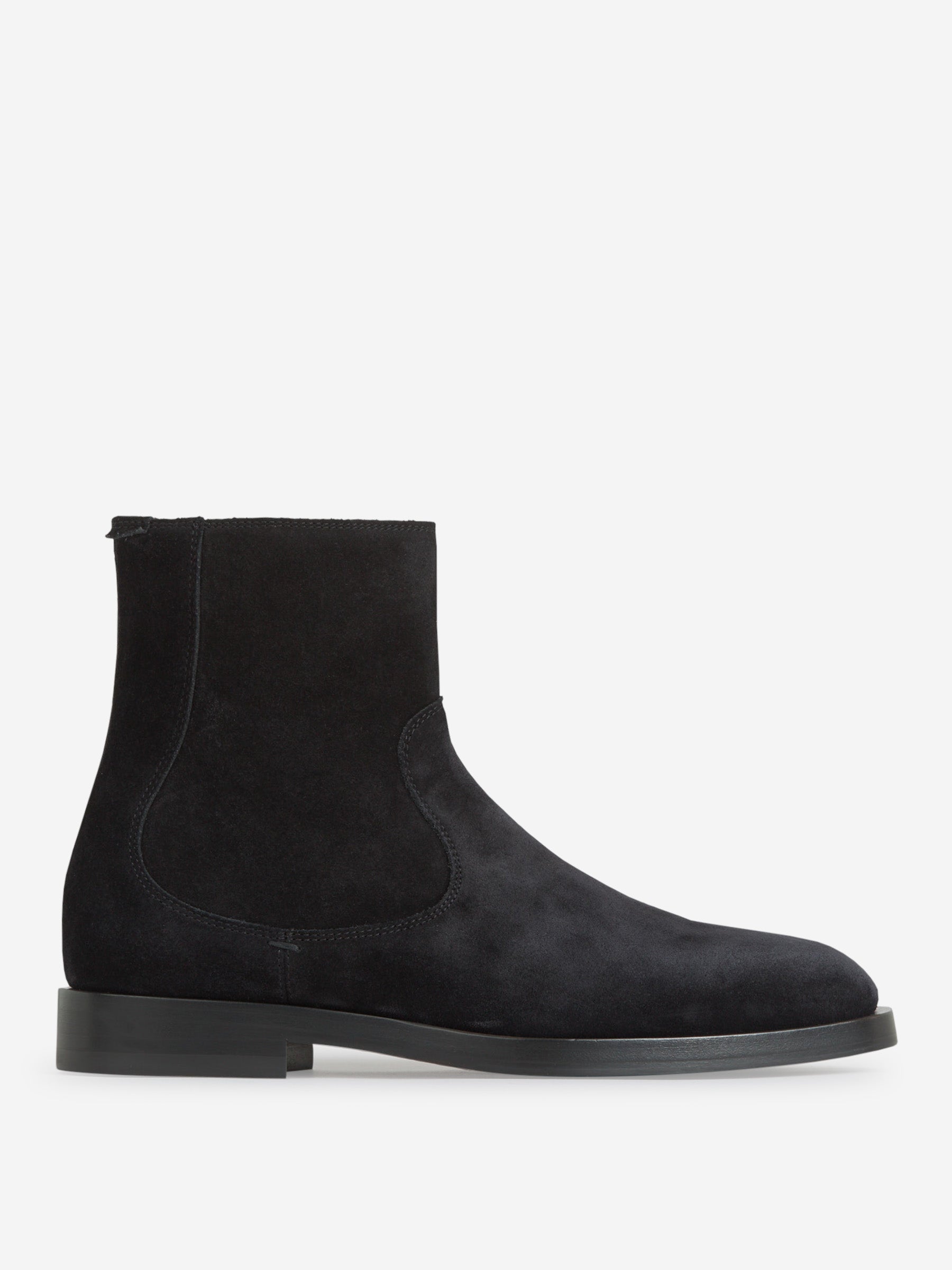 Outlet online Brunello Cucinelli Hombre Botas Piel Ante color Azul Noche sku 611-004458 01 - Foto 1