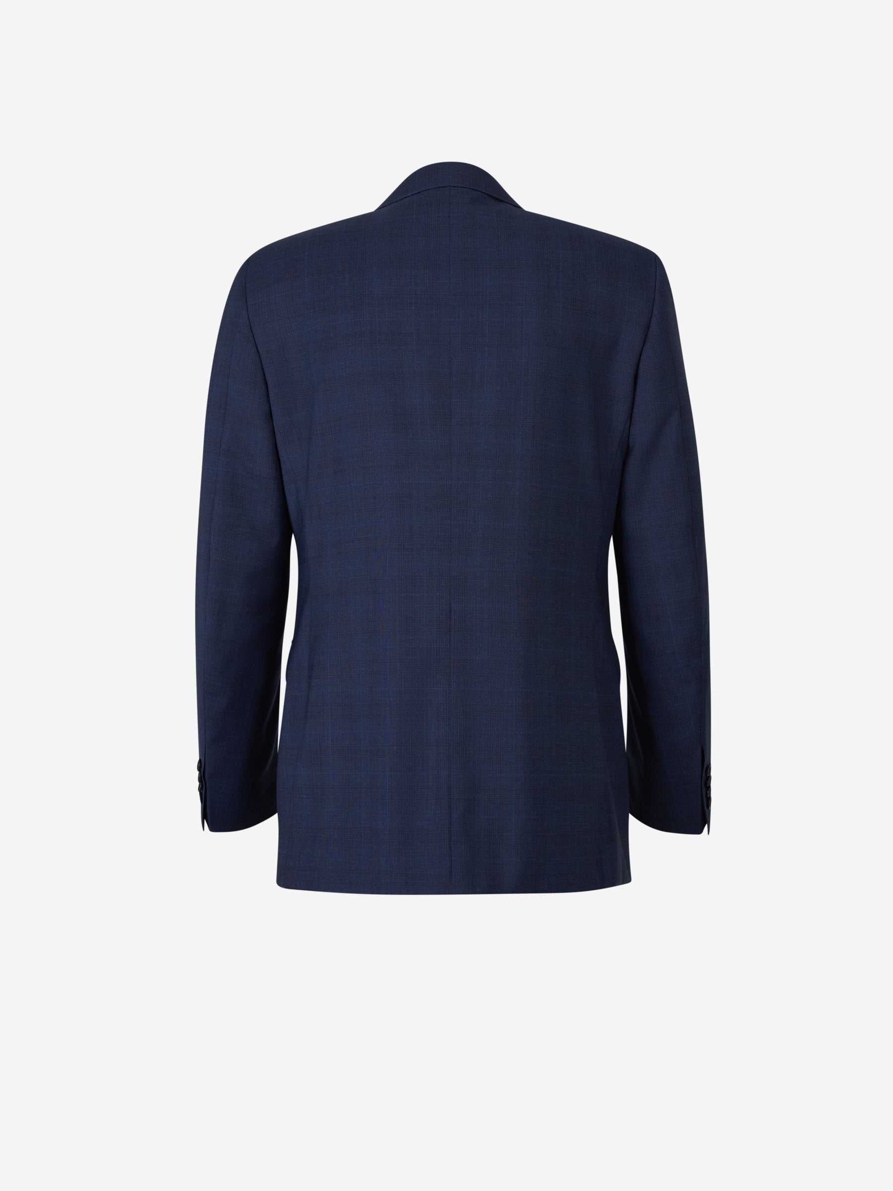 Outlet online Canali Hombre Traje Motivo Cuadros Lana color Azul Marino sku 312-002805 01 - Foto 2