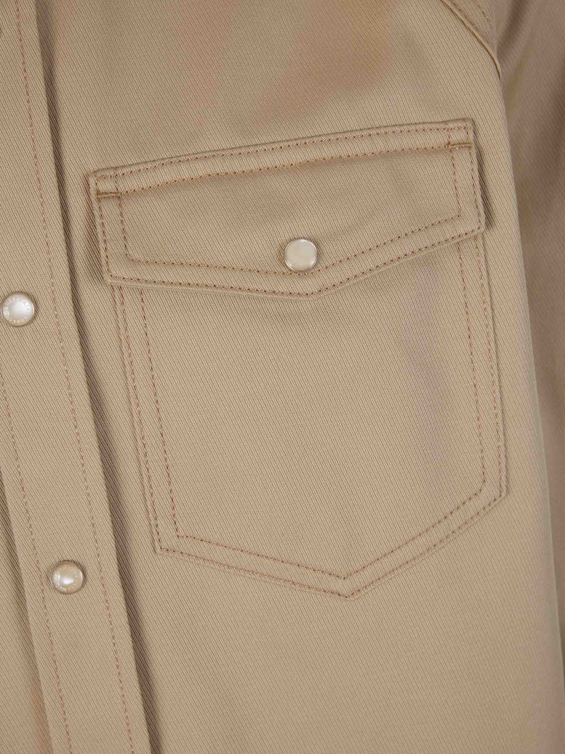 Outlet online McQueen Hombre Sobrecamisa Algodón color Topo sku 531-006171 01 - Foto 4