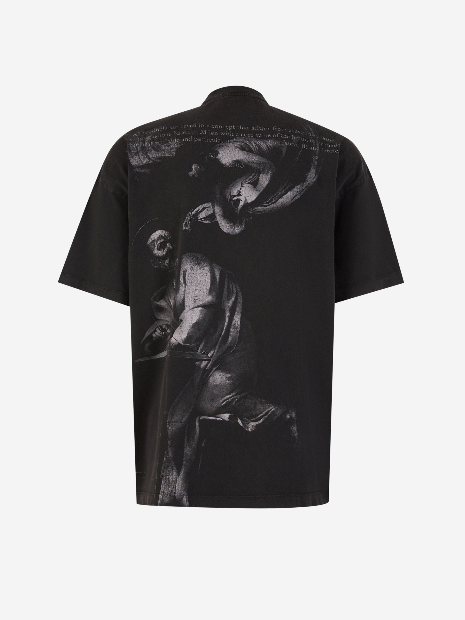 Outlet online Off-White Hombre Camiseta Logo Algodón color Negro sku 553-003507 01 - Foto 2