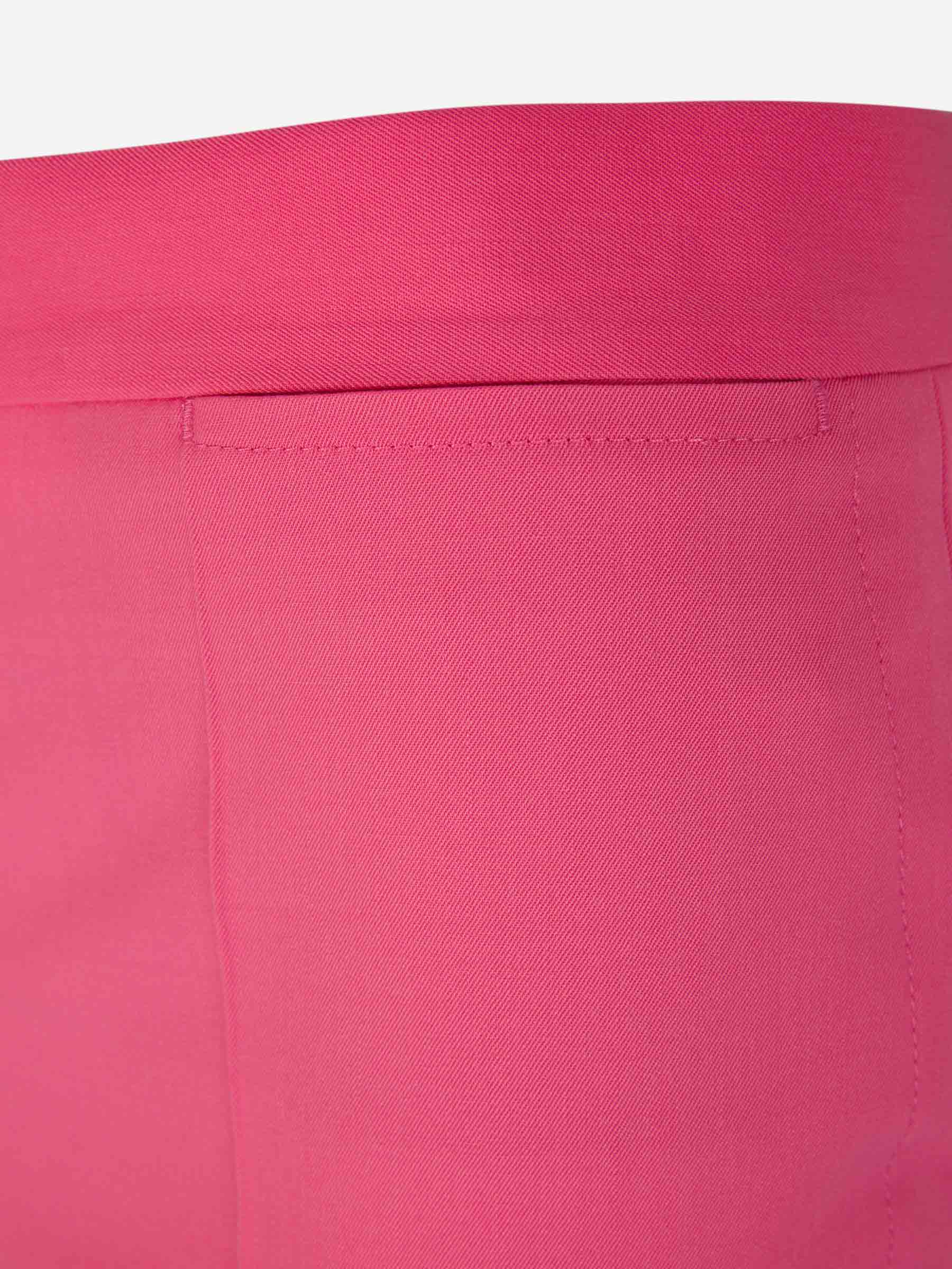 Outlet online Stella McCartney Mujer Pantalones Formales Lana color Fucsia sku 761-003446 01 - Foto 4