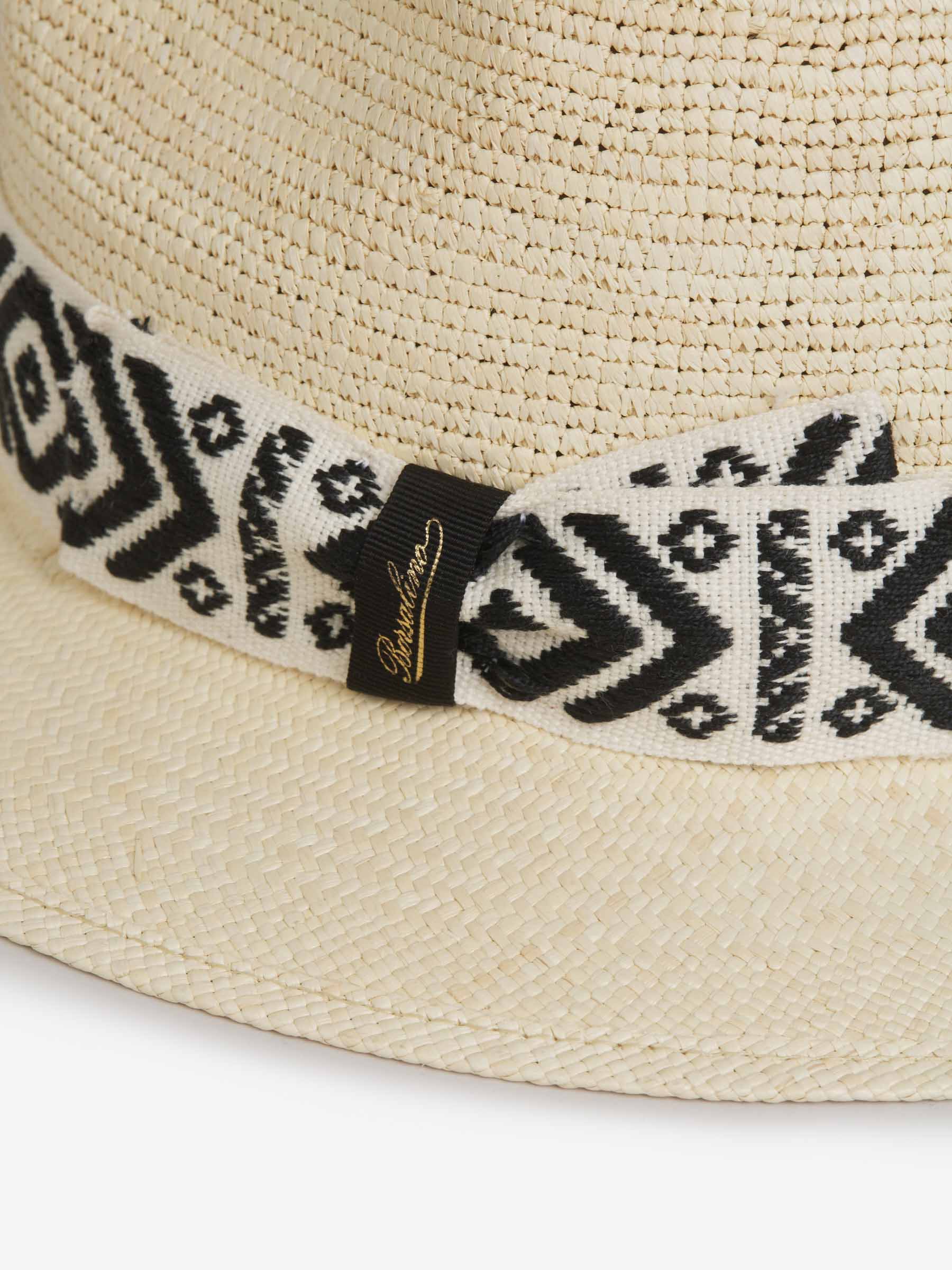 Outlet online Borsalino Hombre Sombrero Panamá Paja color Blanco sku 695-001470 01 - Foto 6