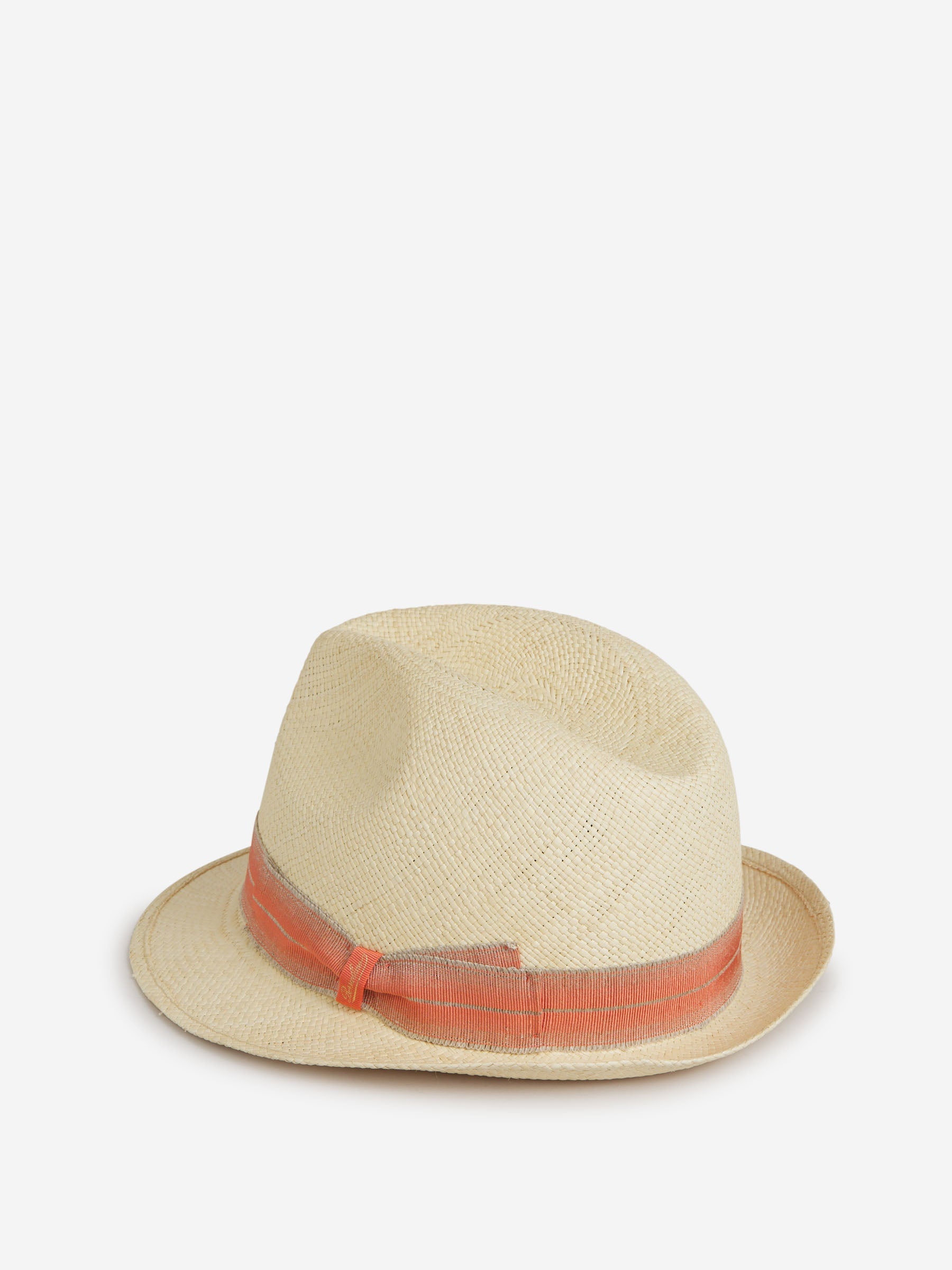 Outlet online Borsalino Hombre Sombrero Panamá Paja color Naranja Claro sku 695-001479 01 - Foto 4