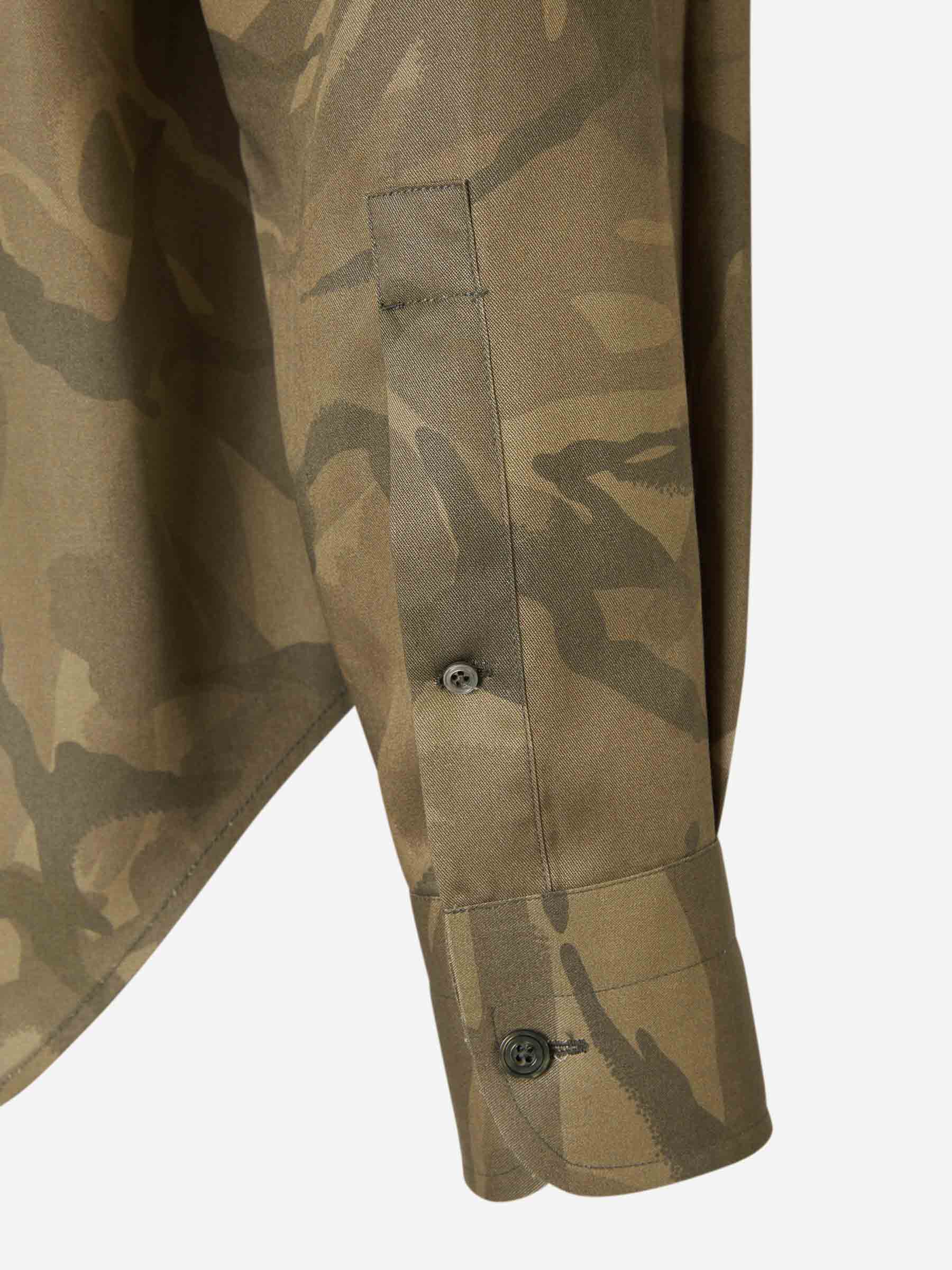 Outlet online Tom Ford Hombre Camisa Motivo Militar color Camuflaje Verde sku 531-006185 01 - Foto 5