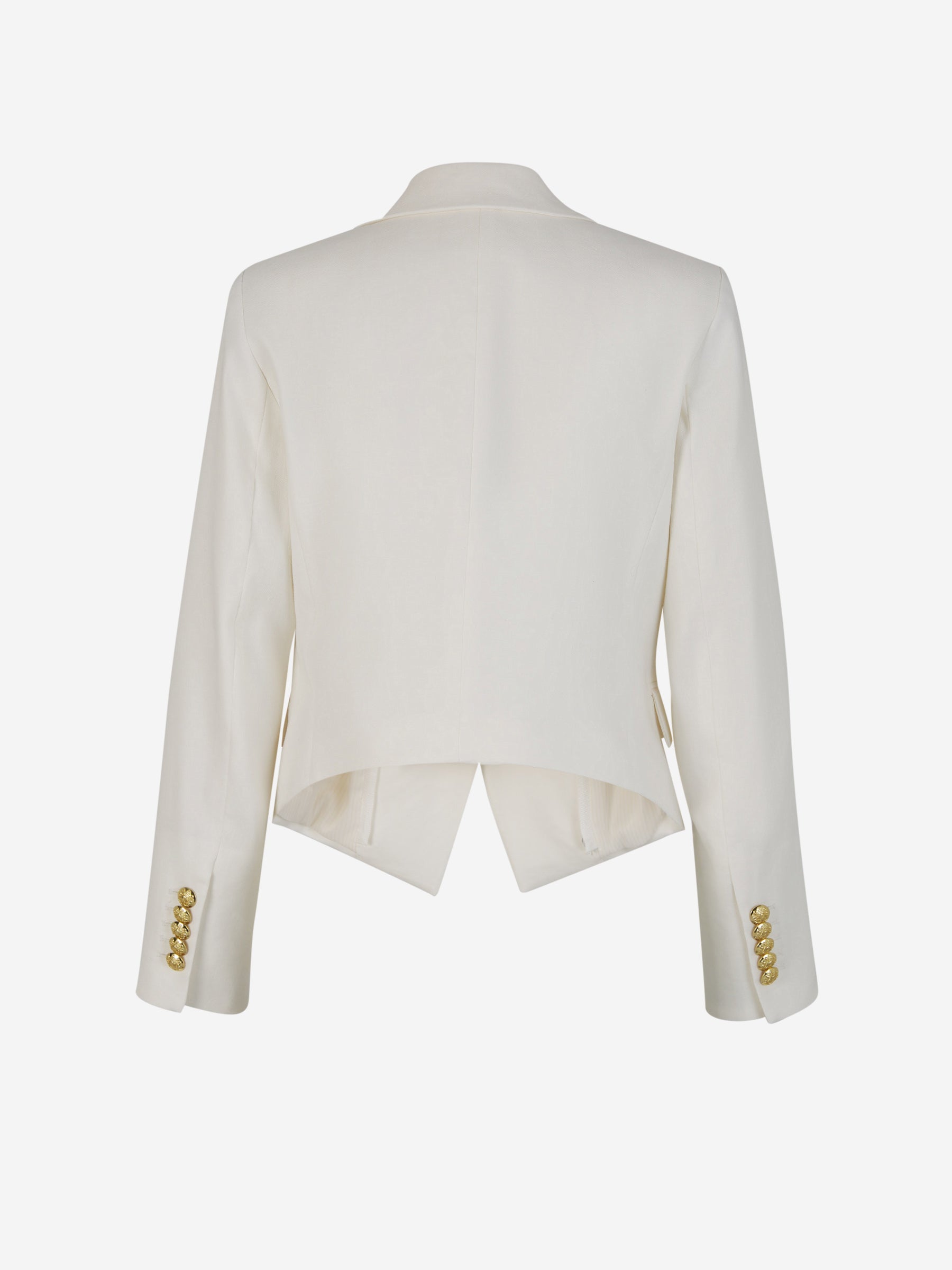 Outlet online Veronica Beard Mujer Blazer Lino Asimétrico color Marfil sku 741-002112 01 - Foto 2