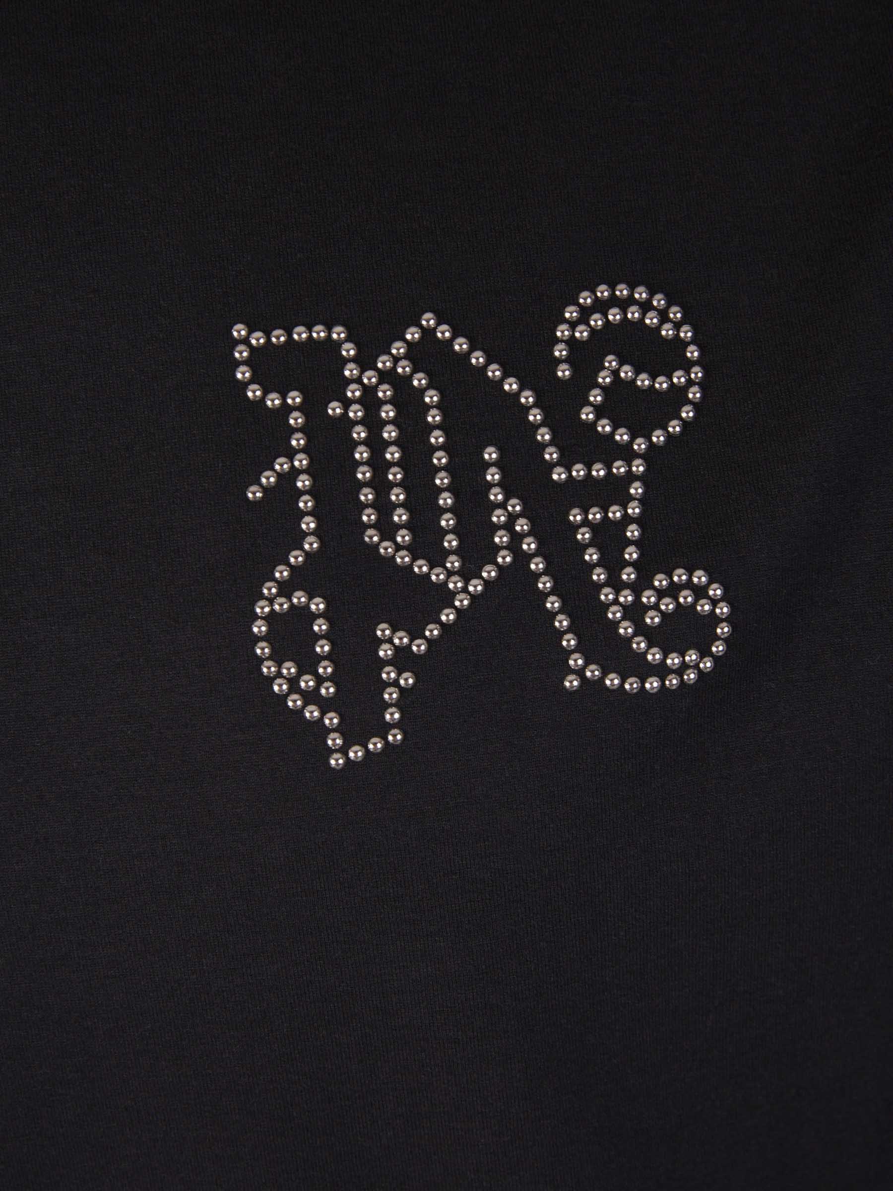 Outlet online Palm Angels Hombre Camiseta Monograma Algodón color Negro sku 553-003588 01 - Foto 4
