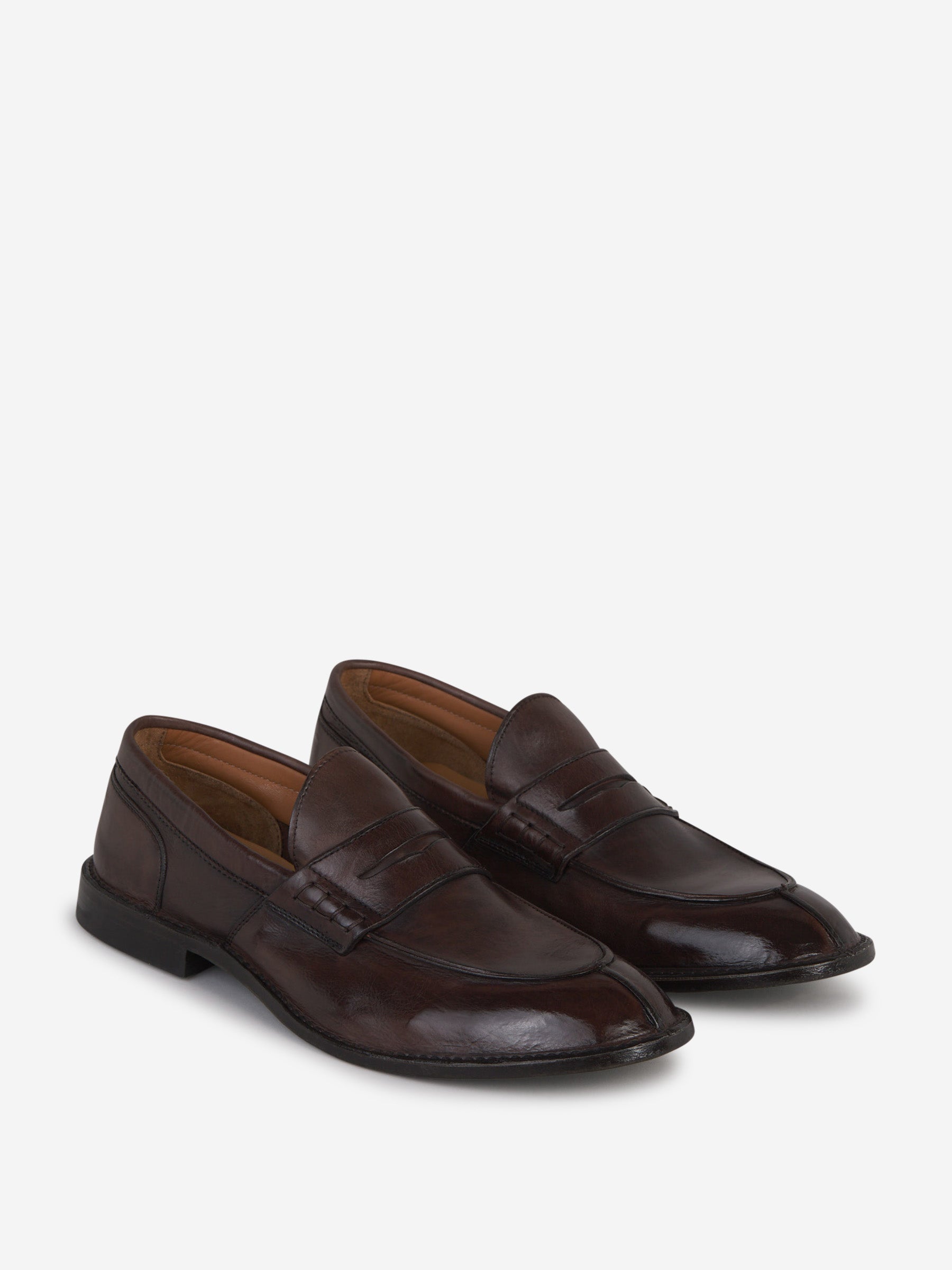Outlet online Green George Hombre Mocasines Piel Antifaz color Marrón Oscuro sku 611-004428 01 - Foto 2