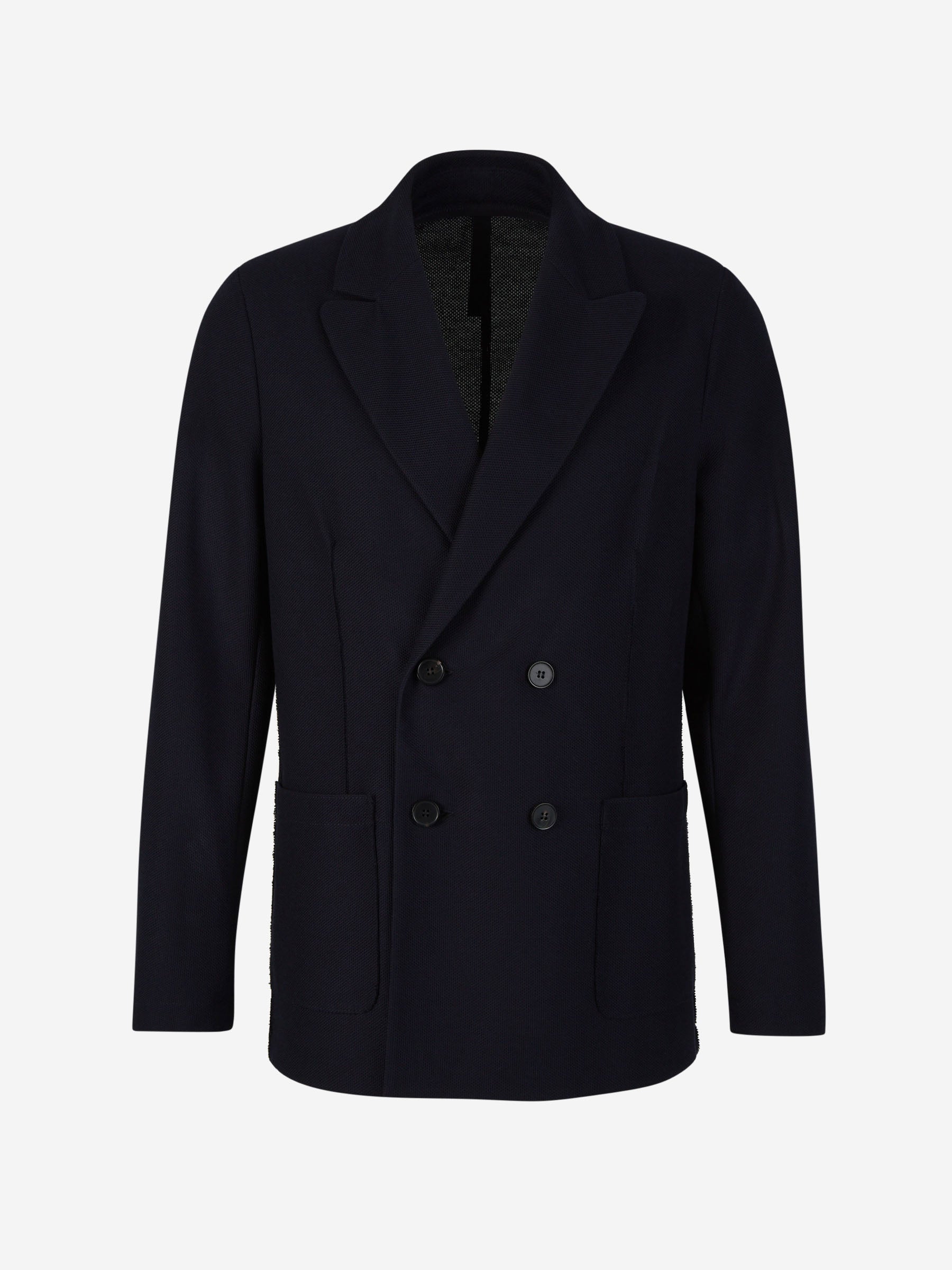 Outlet online Harris Wharf Hombre Americana Texturizada Algodón color Azul Noche sku 302-003411 01 - Foto 1