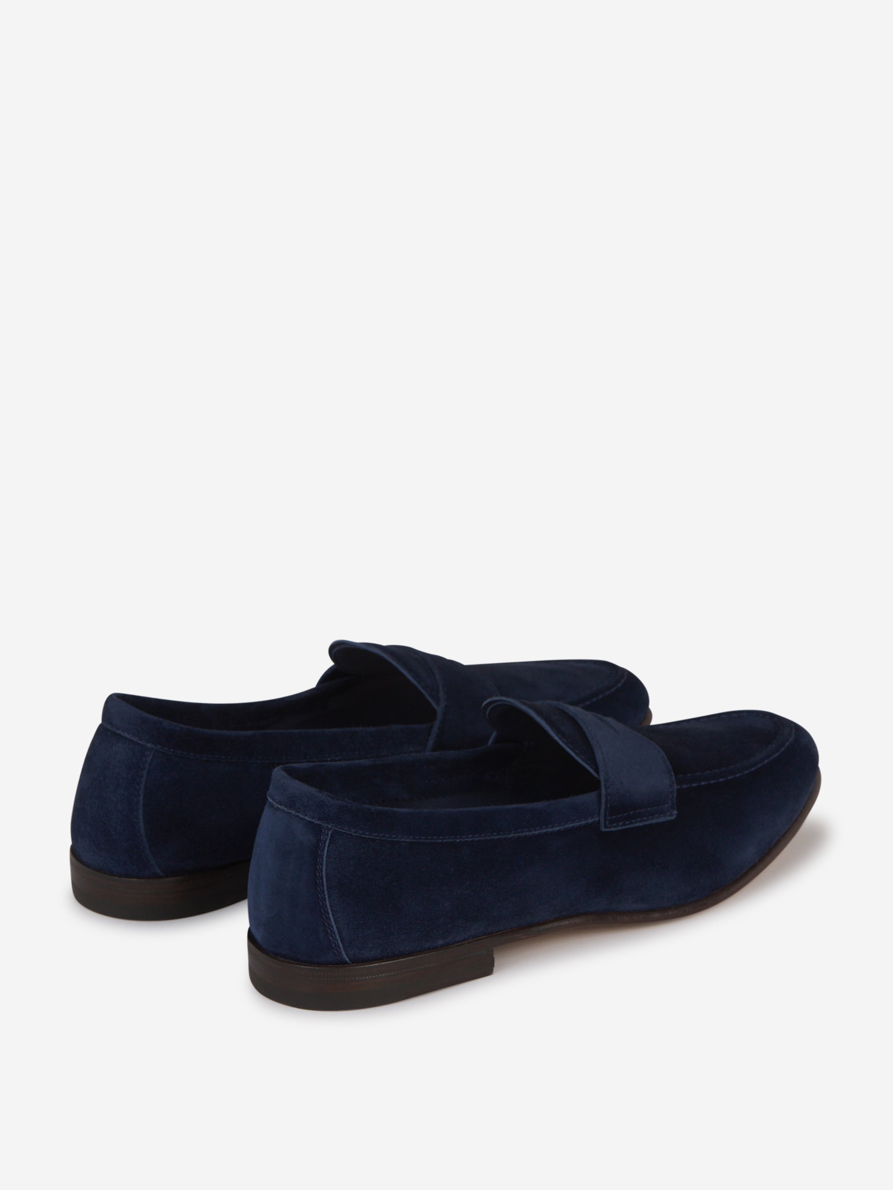 Outlet online Henderson Baracco Hombre Mocasines Piel Ante color Azul Marino sku 611-004393 02 - Foto 3