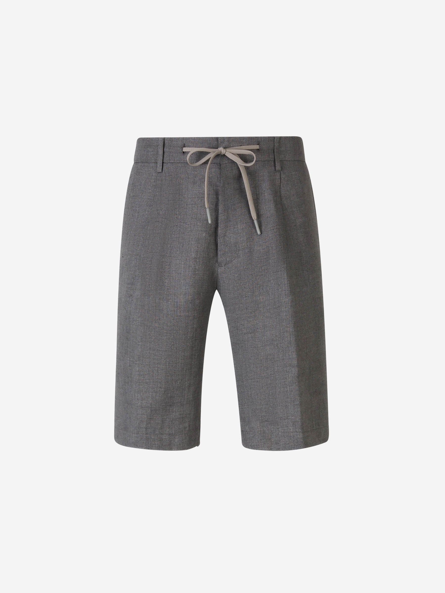 Outlet online Santa Eulalia Hombre Bermudas Lino color Gris Piedra sku 523-000978 01 - Foto 1