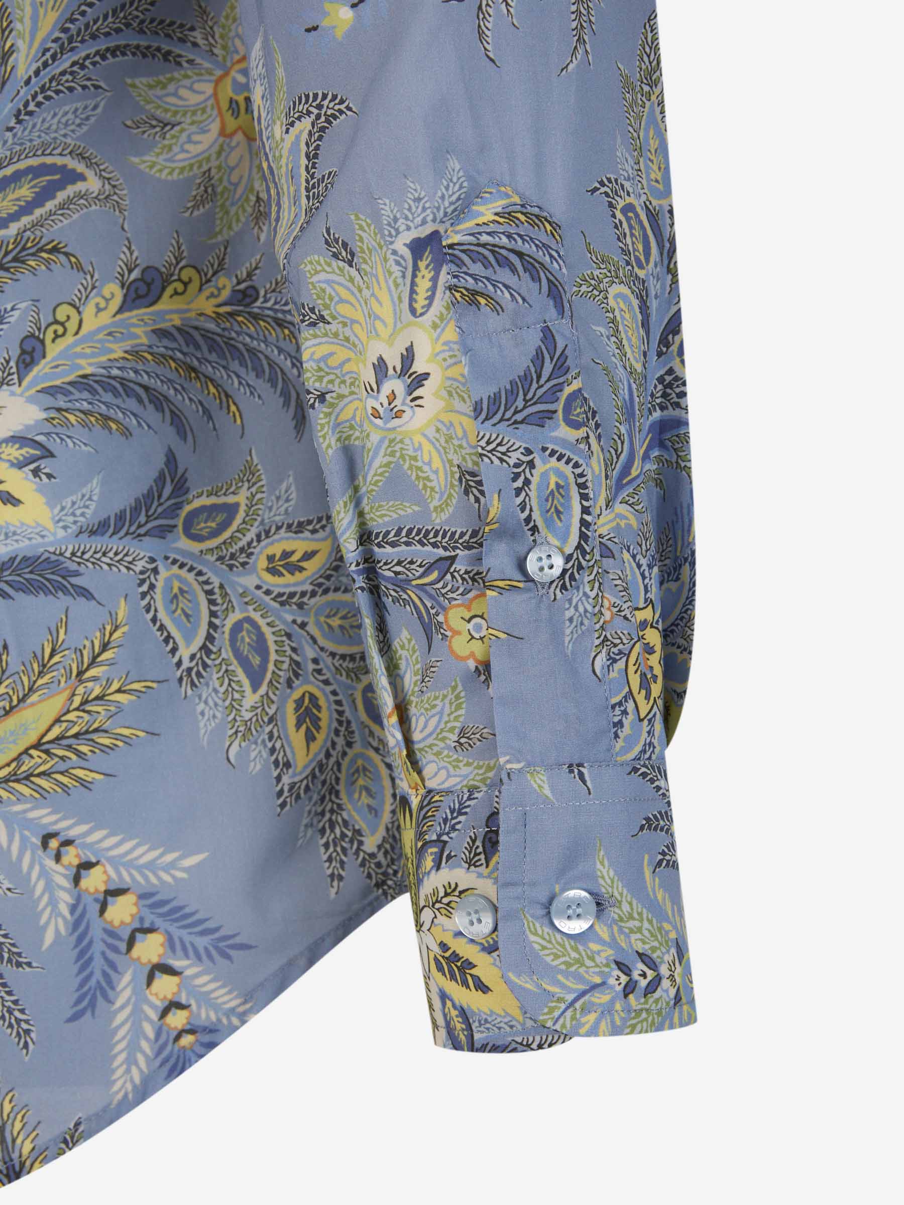 Outlet online Etro Hombre Camisa Algodón Paisley color Azul Cielo sku 531-006209 01 - Foto 4
