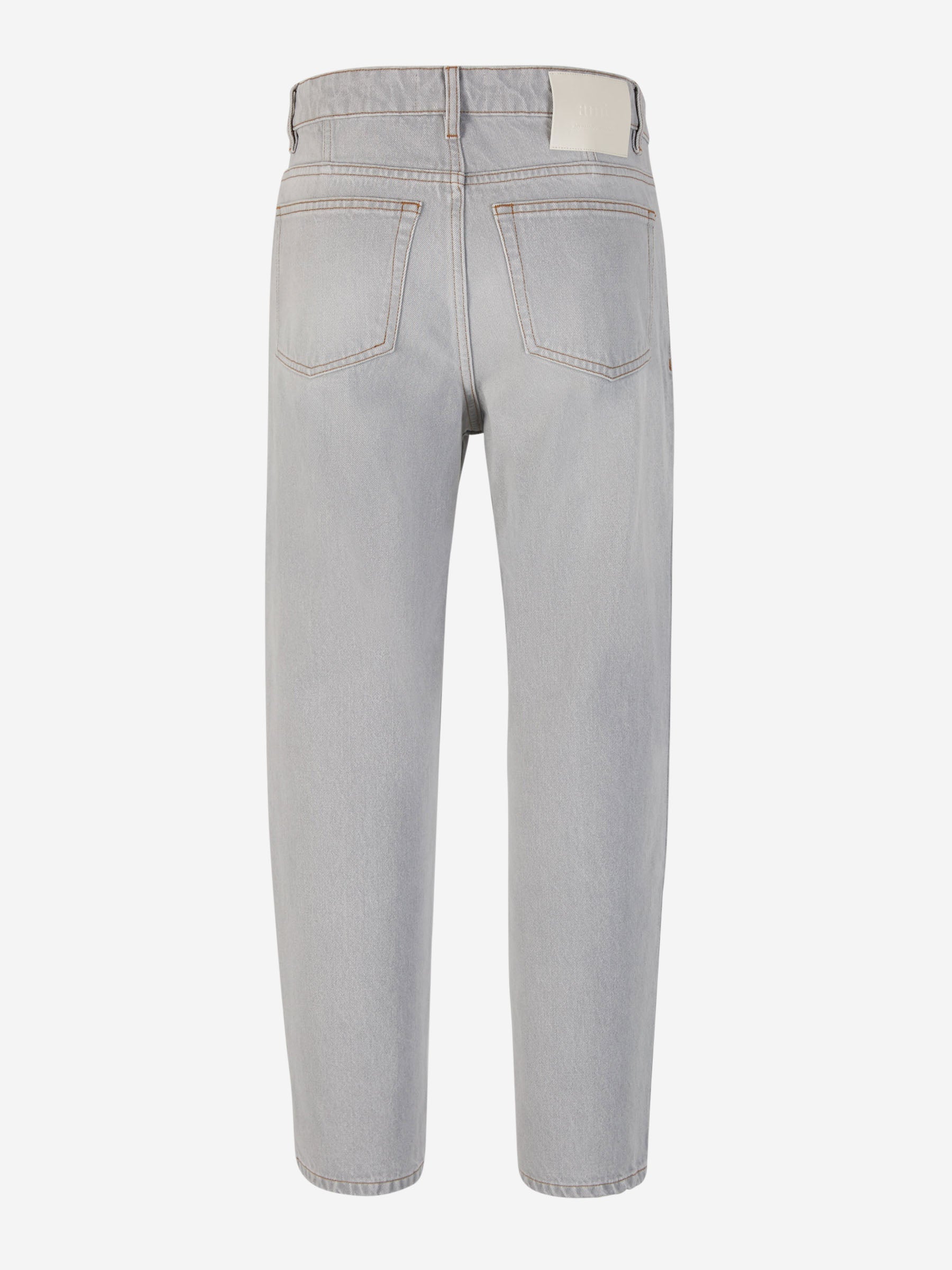 Outlet online Ami Paris Hombre Jeans Straight Fit Javel color Gris Claro sku 522-002589 01 - Foto 2