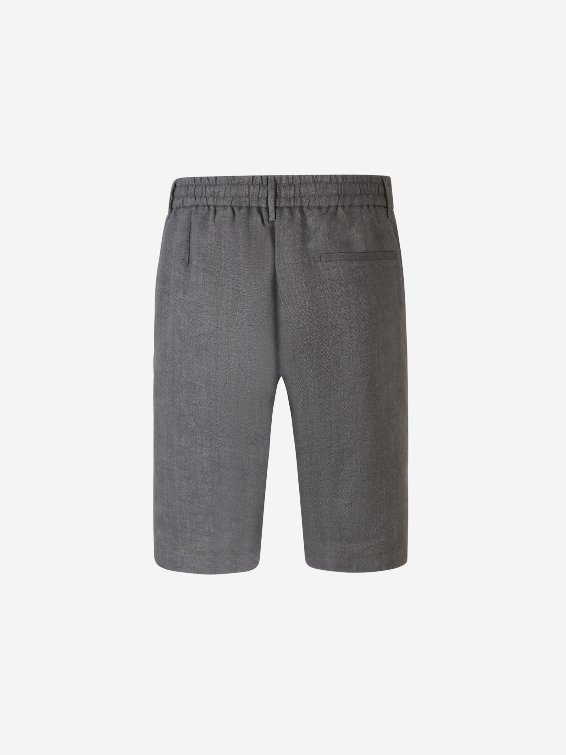 Outlet online Santa Eulalia Hombre Bermudas Lino color Gris Piedra sku 523-000978 01 - Foto 2