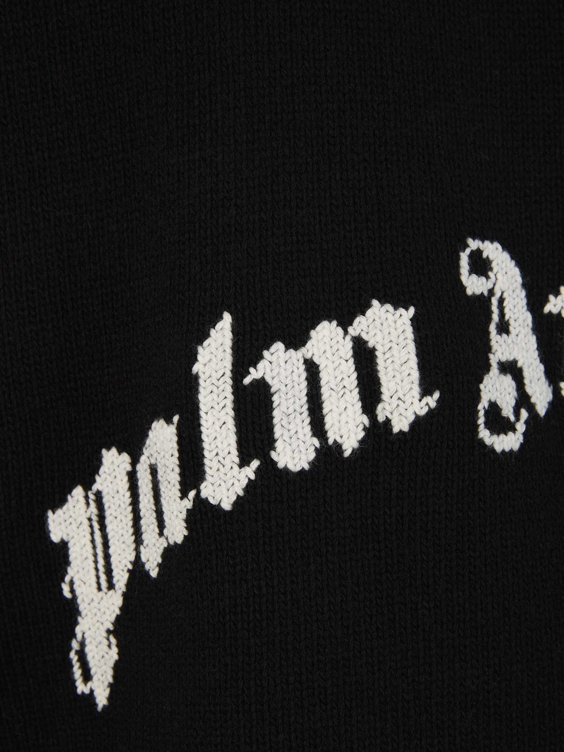 Outlet online Palm Angels Hombre Sudadera Capucha Cremallera Punto color Negro sku 542-002338 01 - Foto 5