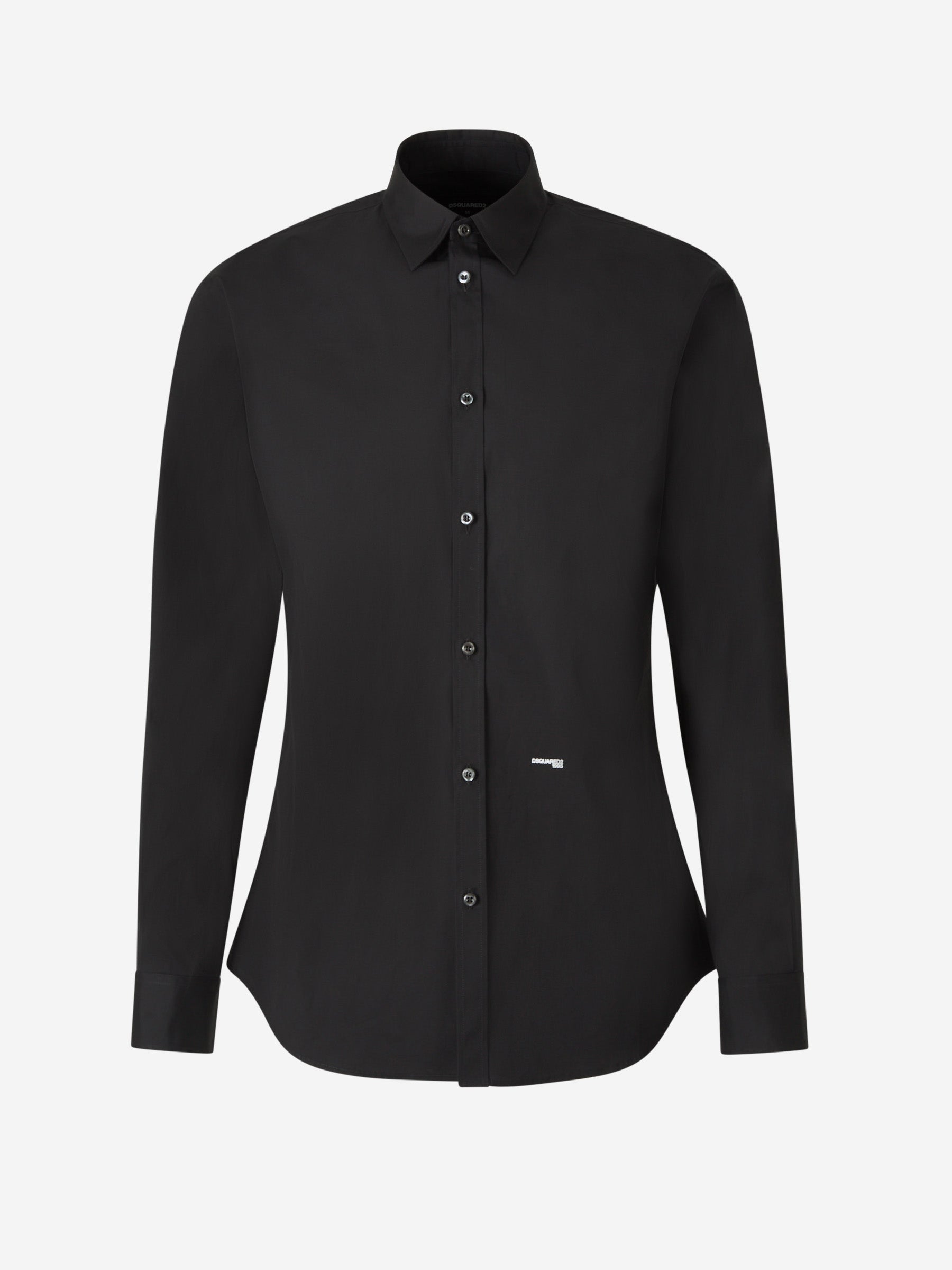 Outlet online Dsquared2 Hombre Camisa Relax Dan color Negro sku 531-006290 01 - Foto 2